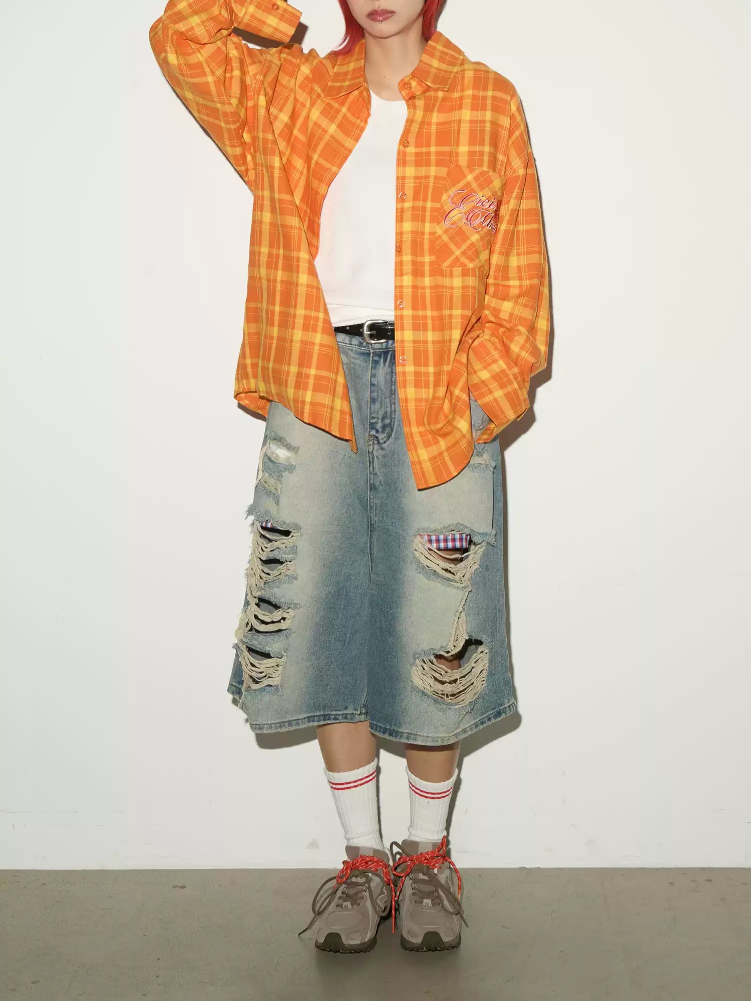 QS568B denim shorts
