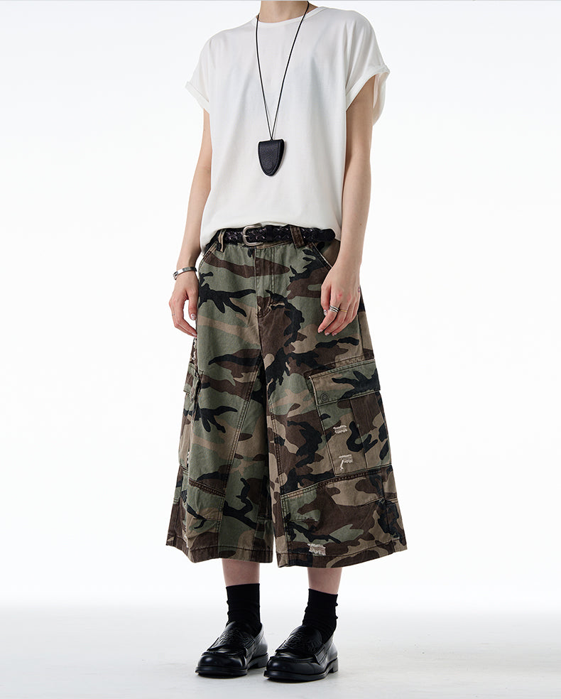QS482B camouflage shorts