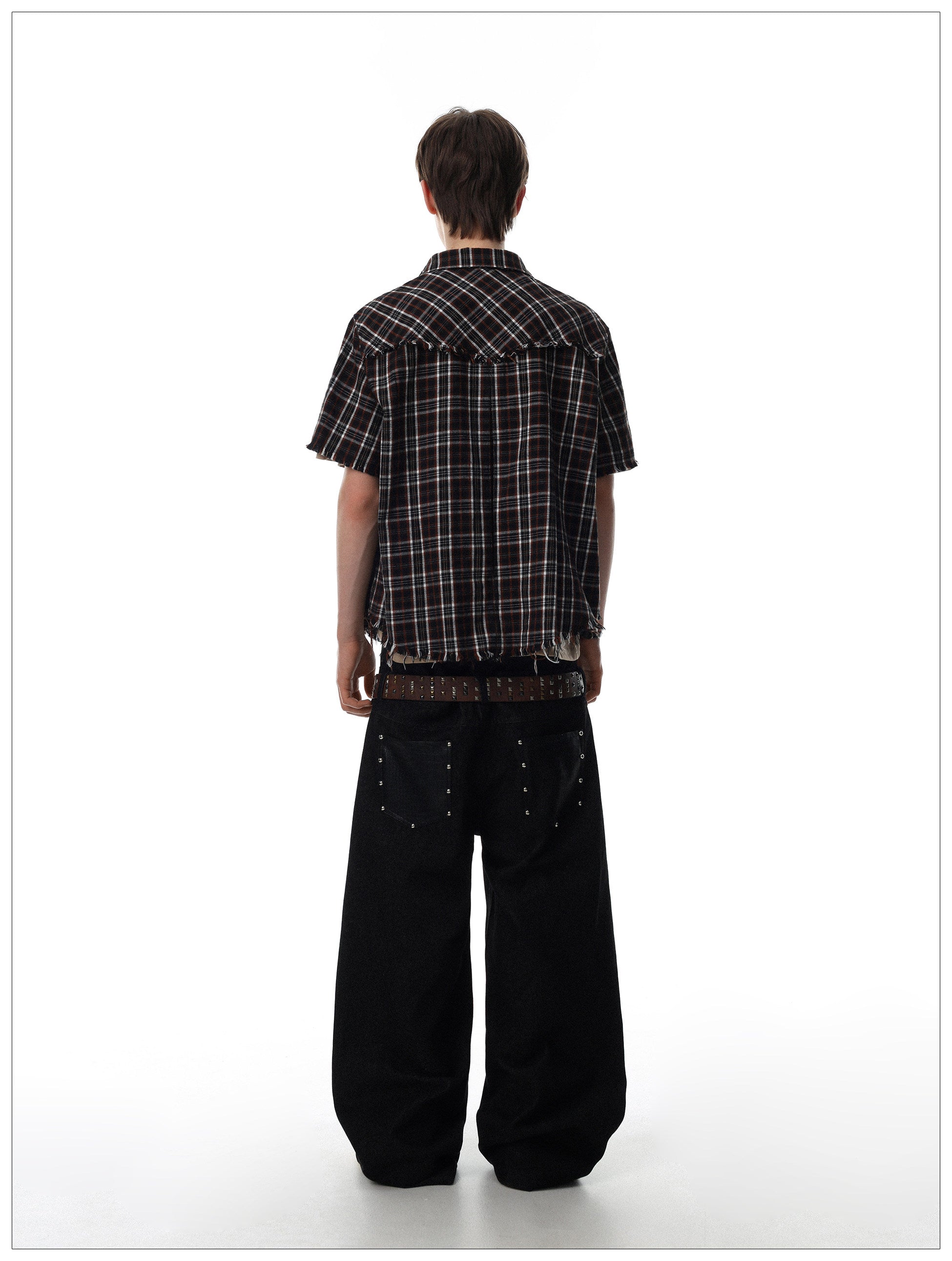 QS779B check shirts