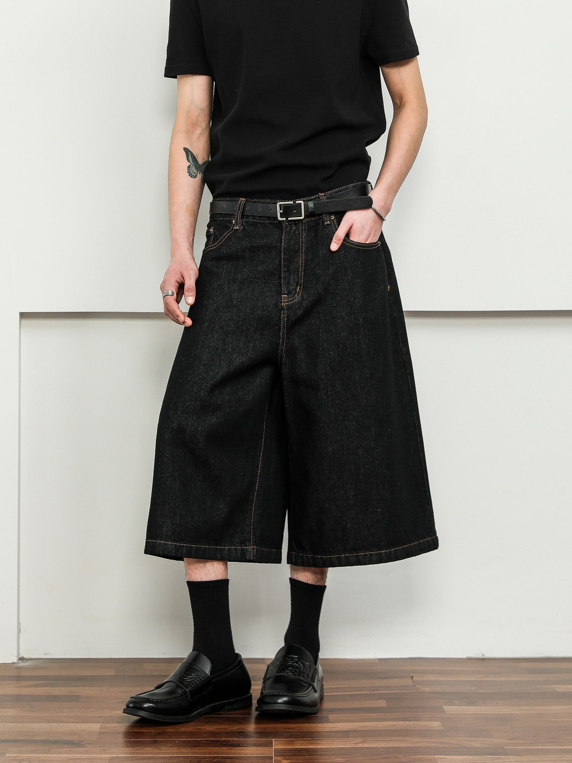 QS420B denim shorts