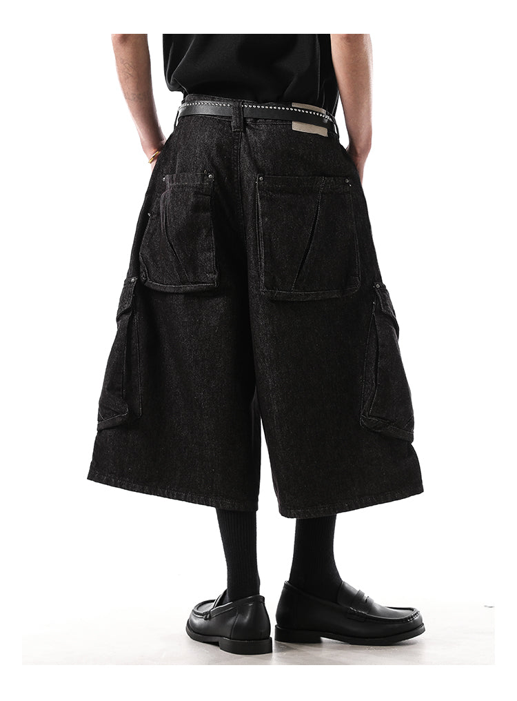 QS447B denim shorts