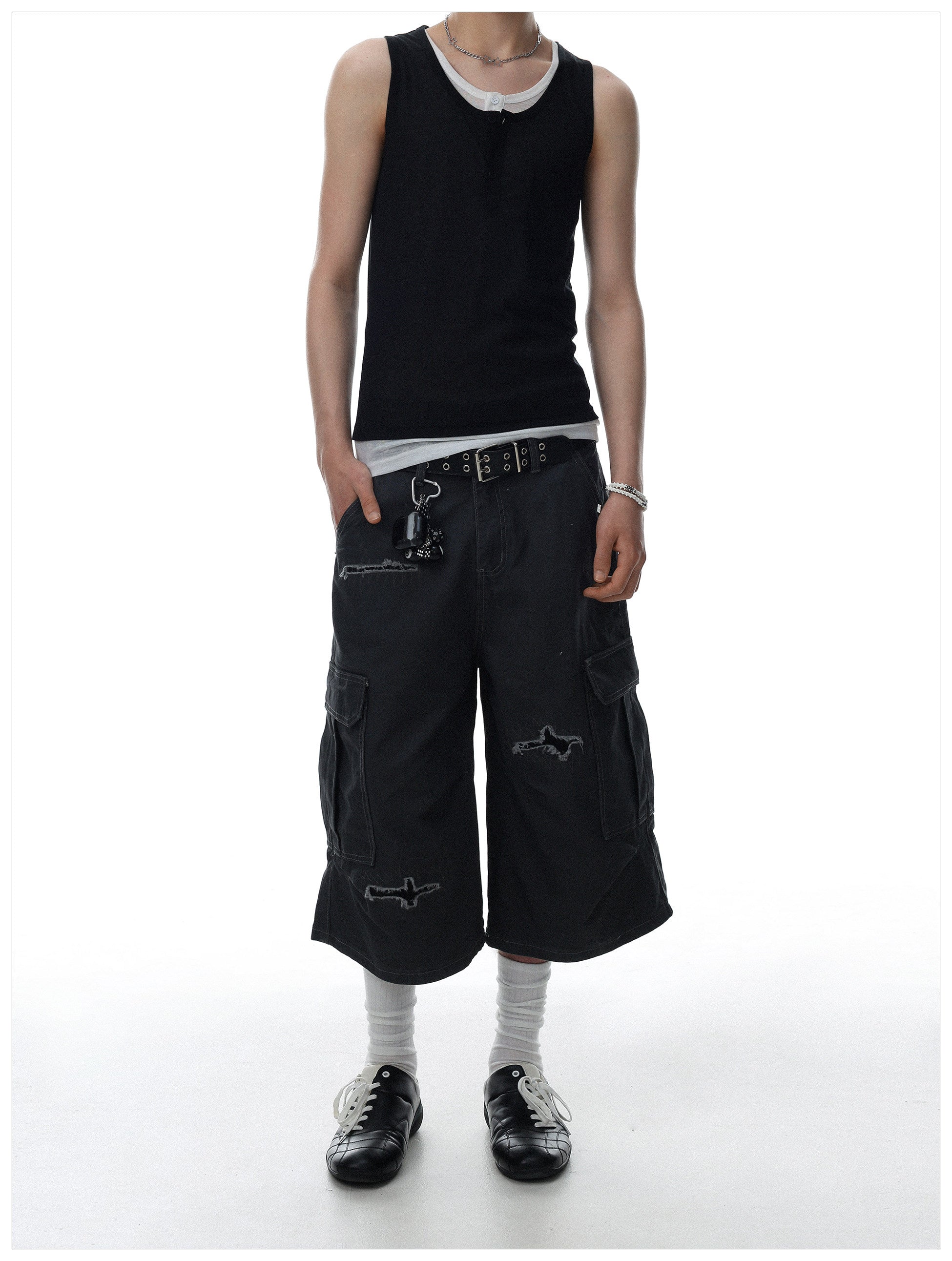 QS828B multi pocket pants