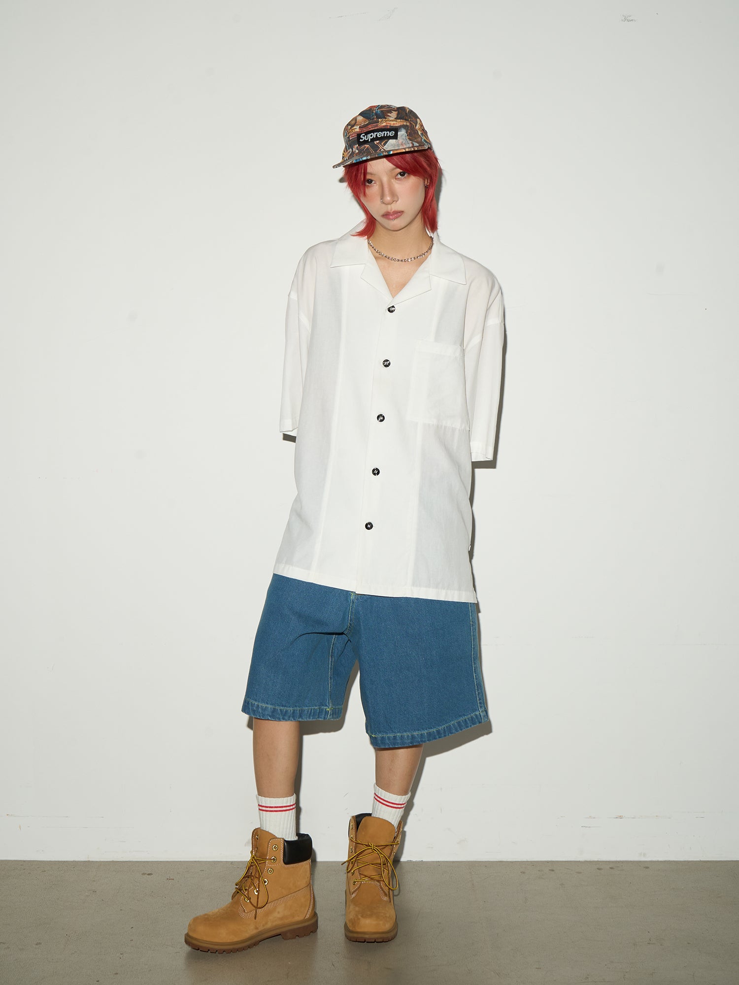 QS559B denim shorts