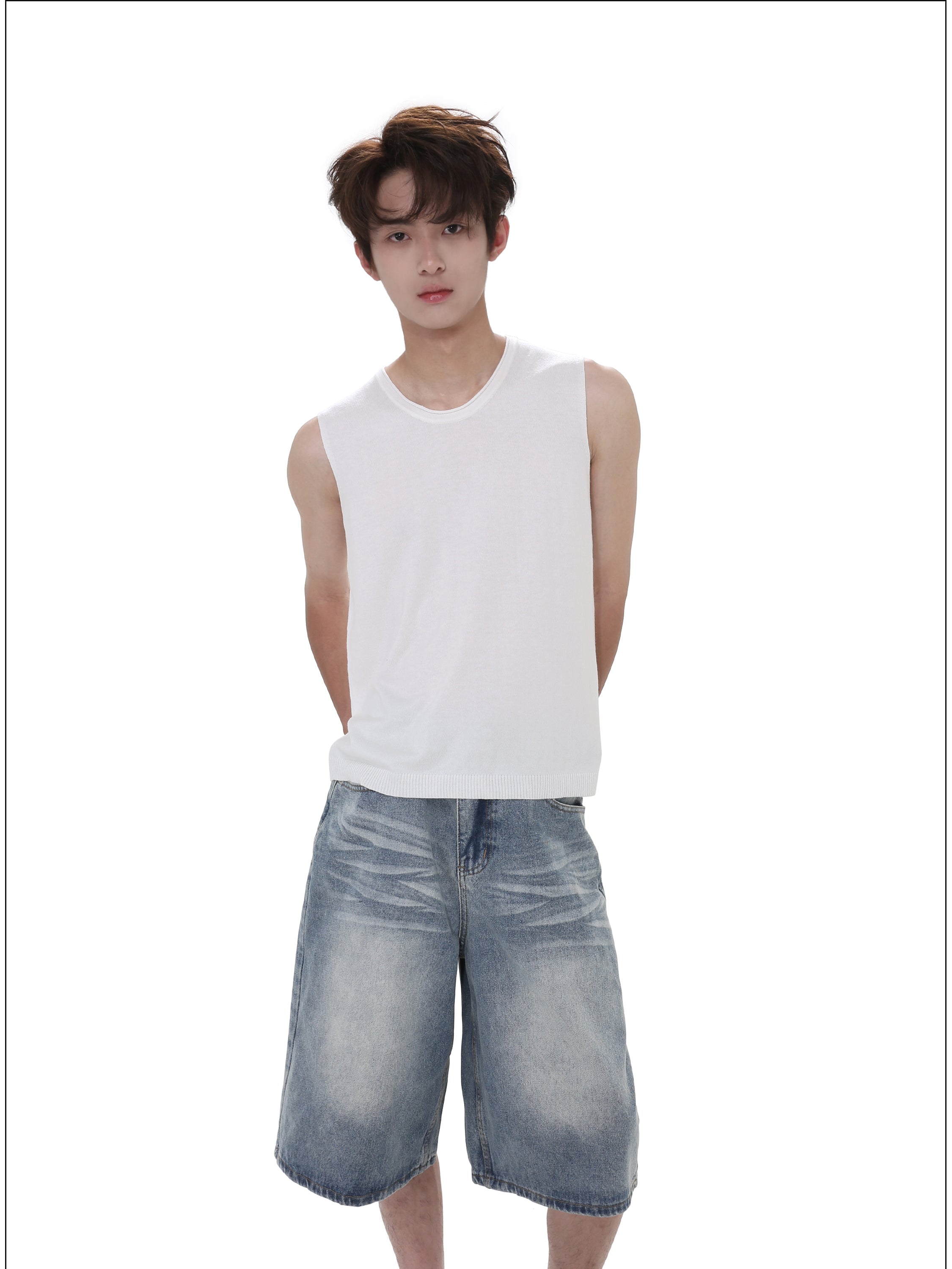 QS428B denim shorts