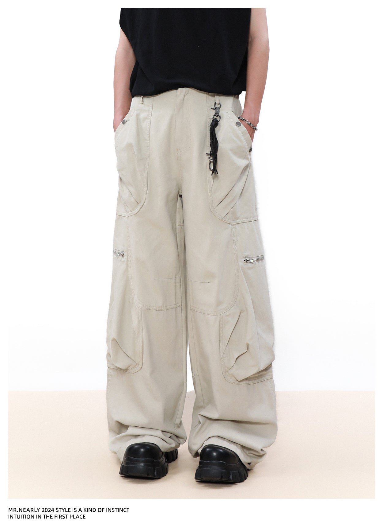 QS769A multi pocket pants