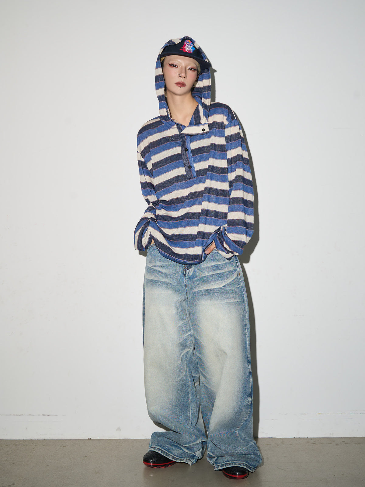 QS907B loose denim