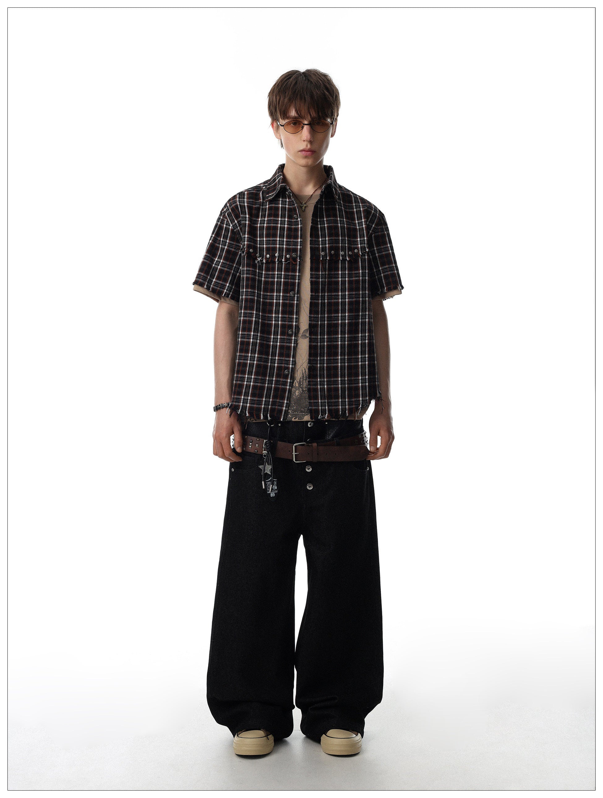 QS779B check shirts