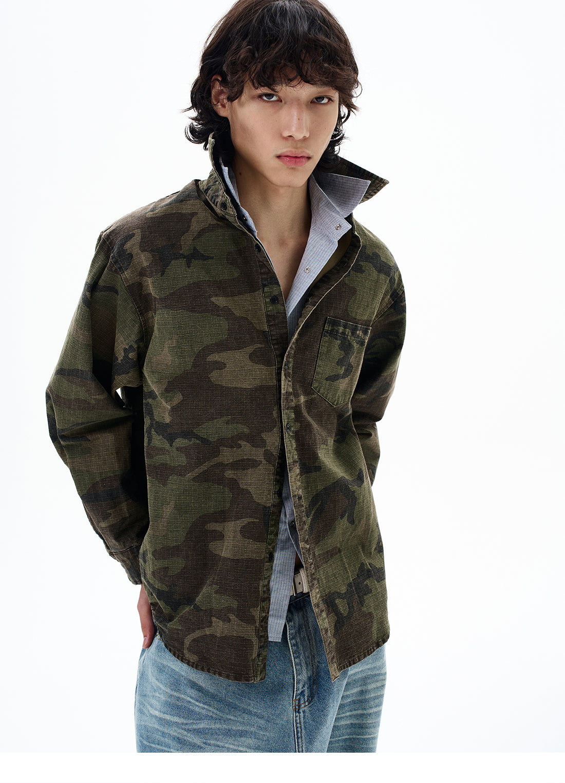 QS636B camouflage shirts