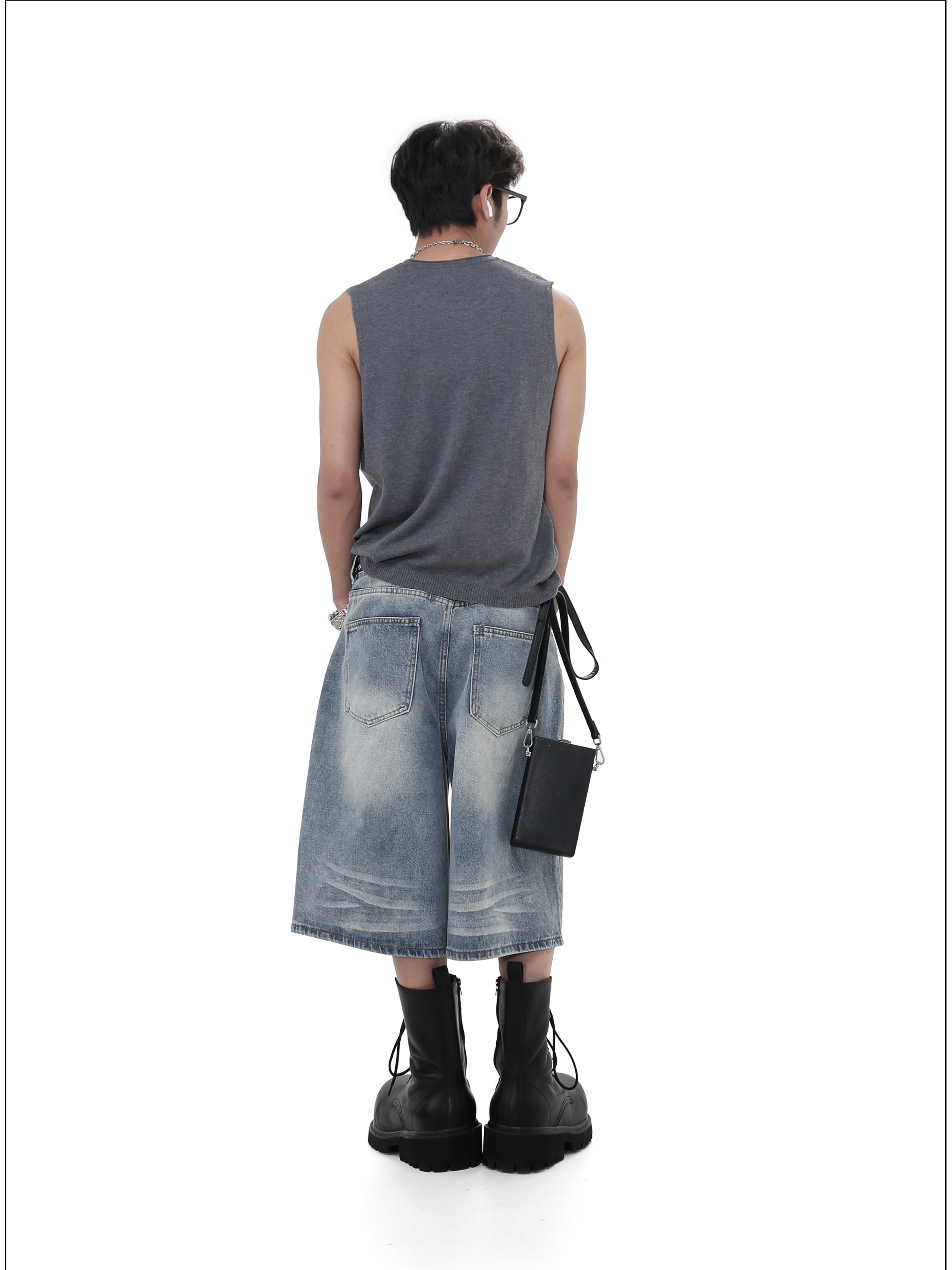 QS428B denim shorts