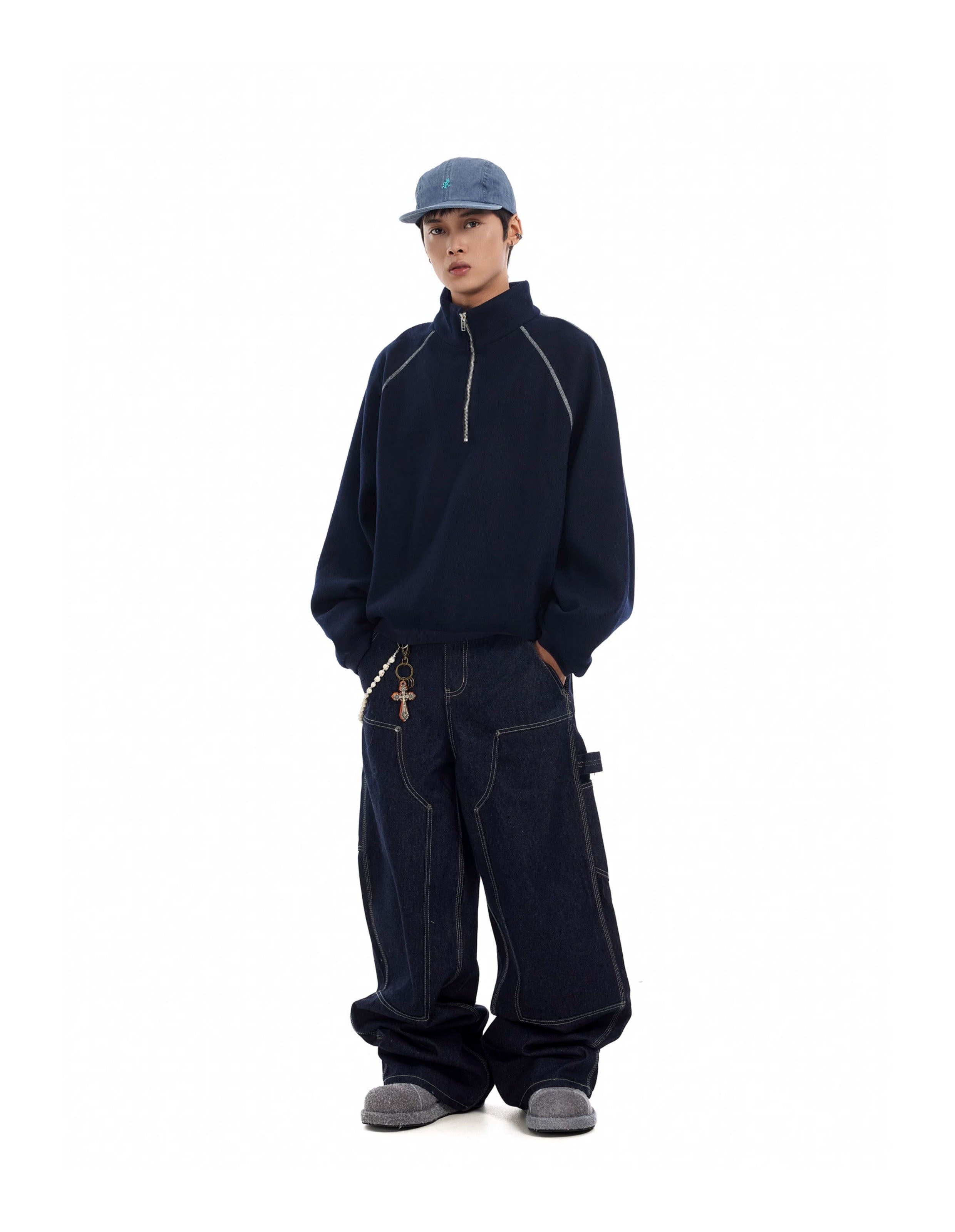 QS425B wide denim