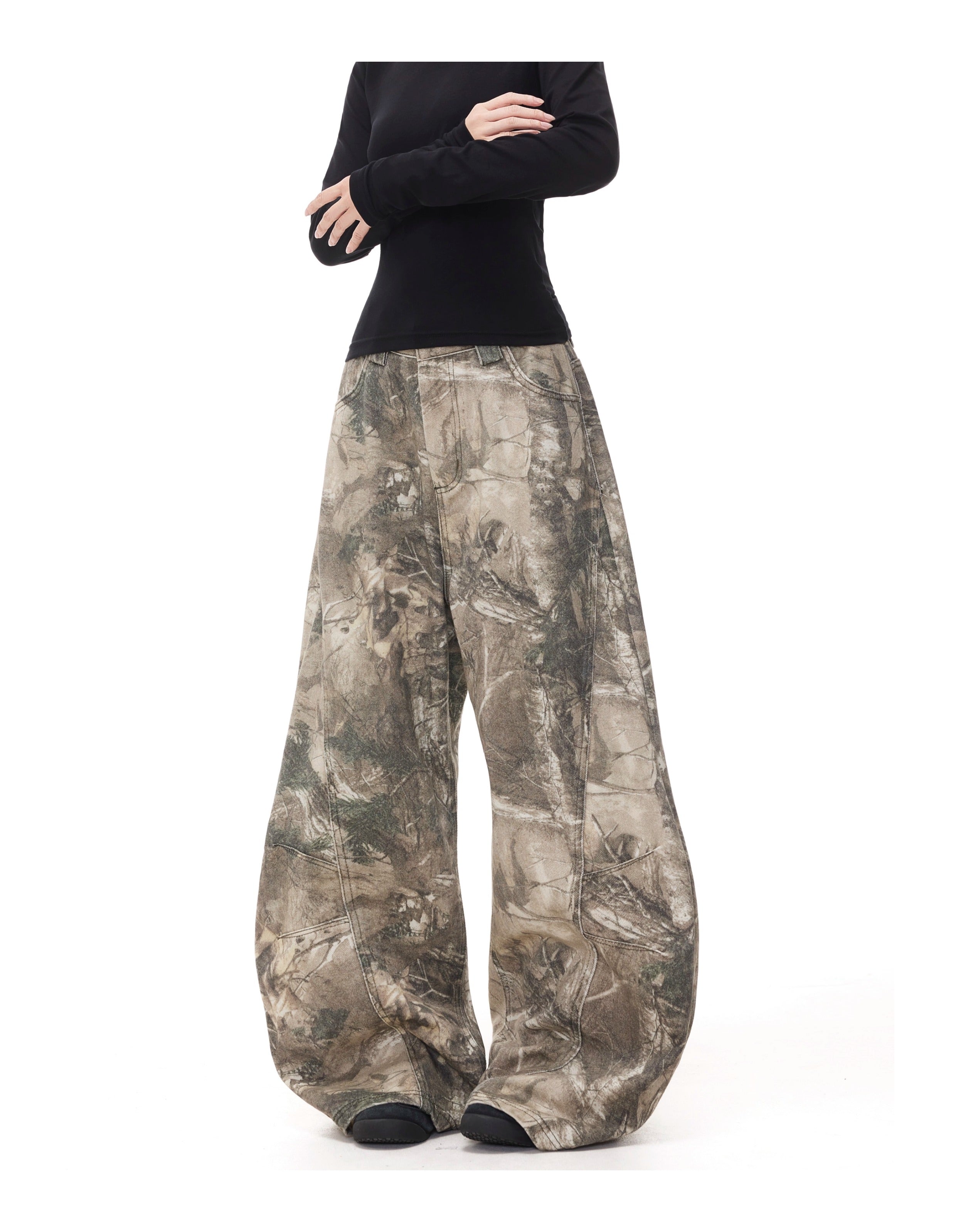 QS632B real tree pants