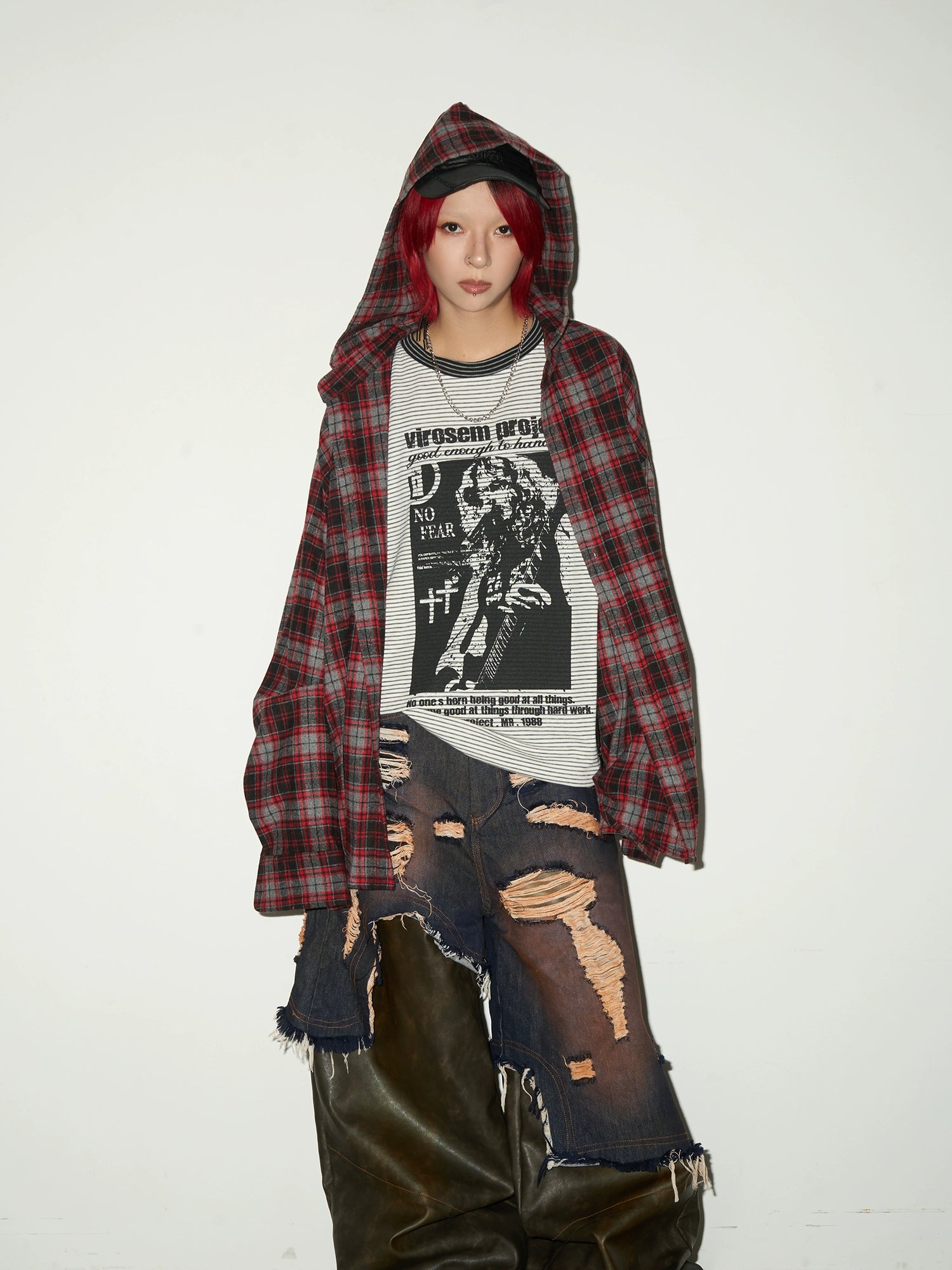 QS630B check shirts