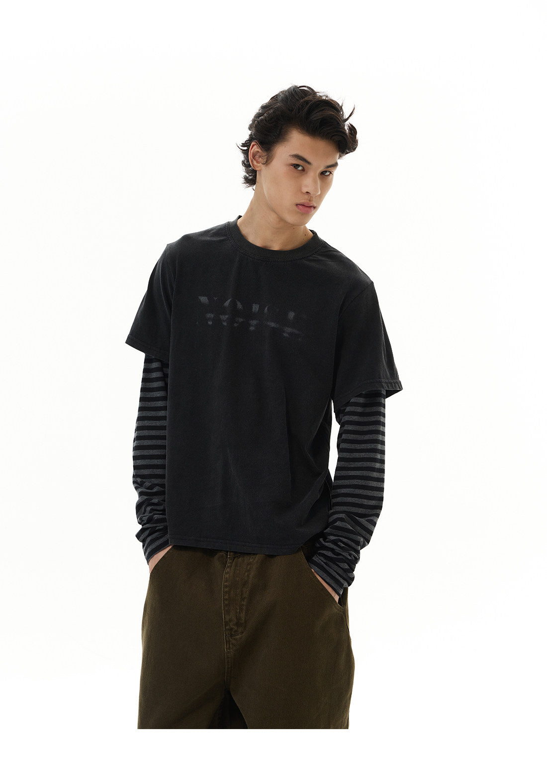 QS735B layered L/S tee
