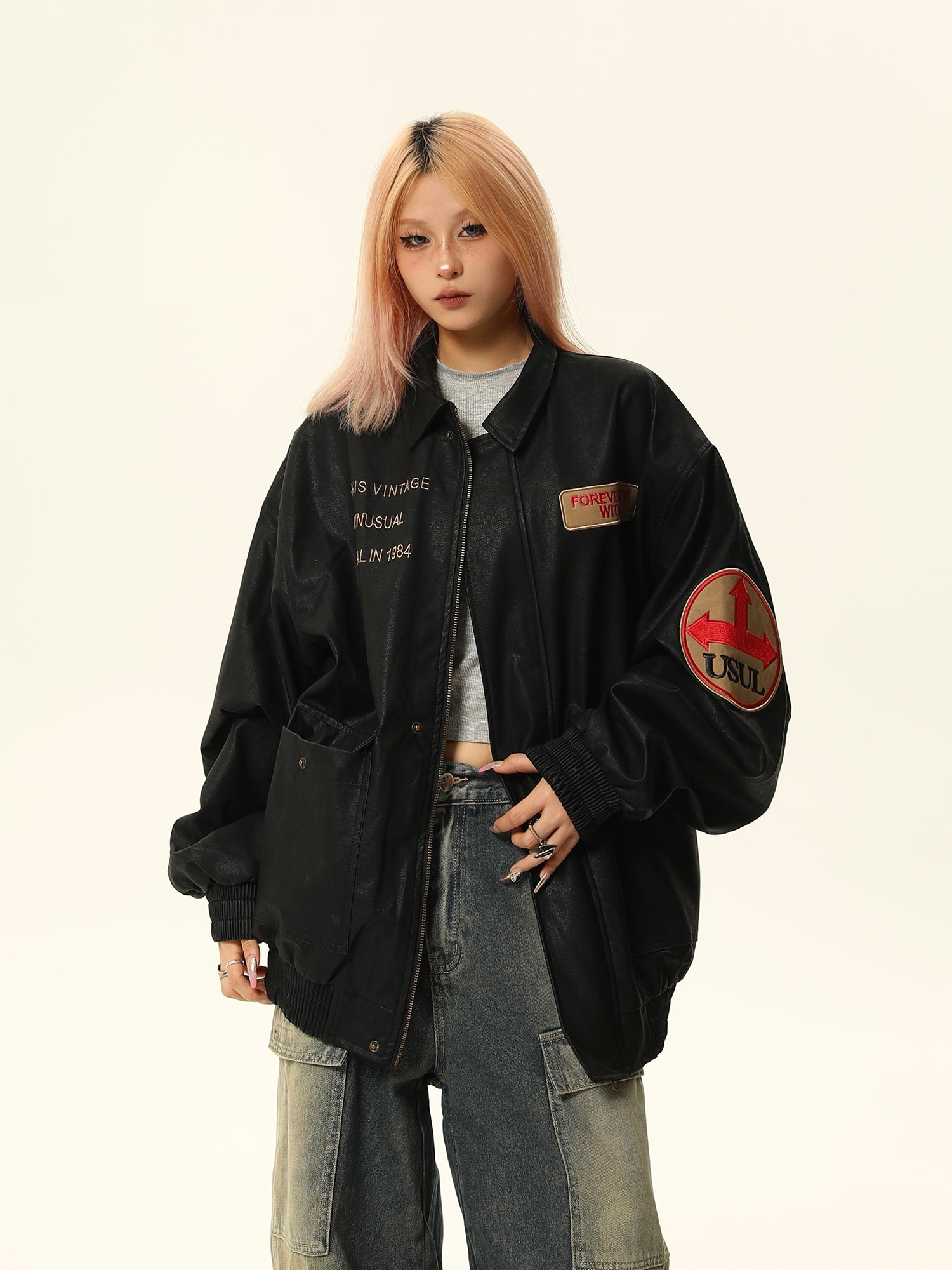 QS340A back design jacket