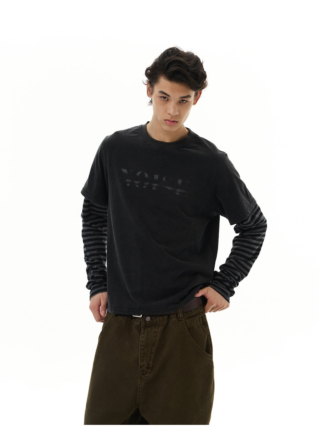 QS735B layered L/S tee