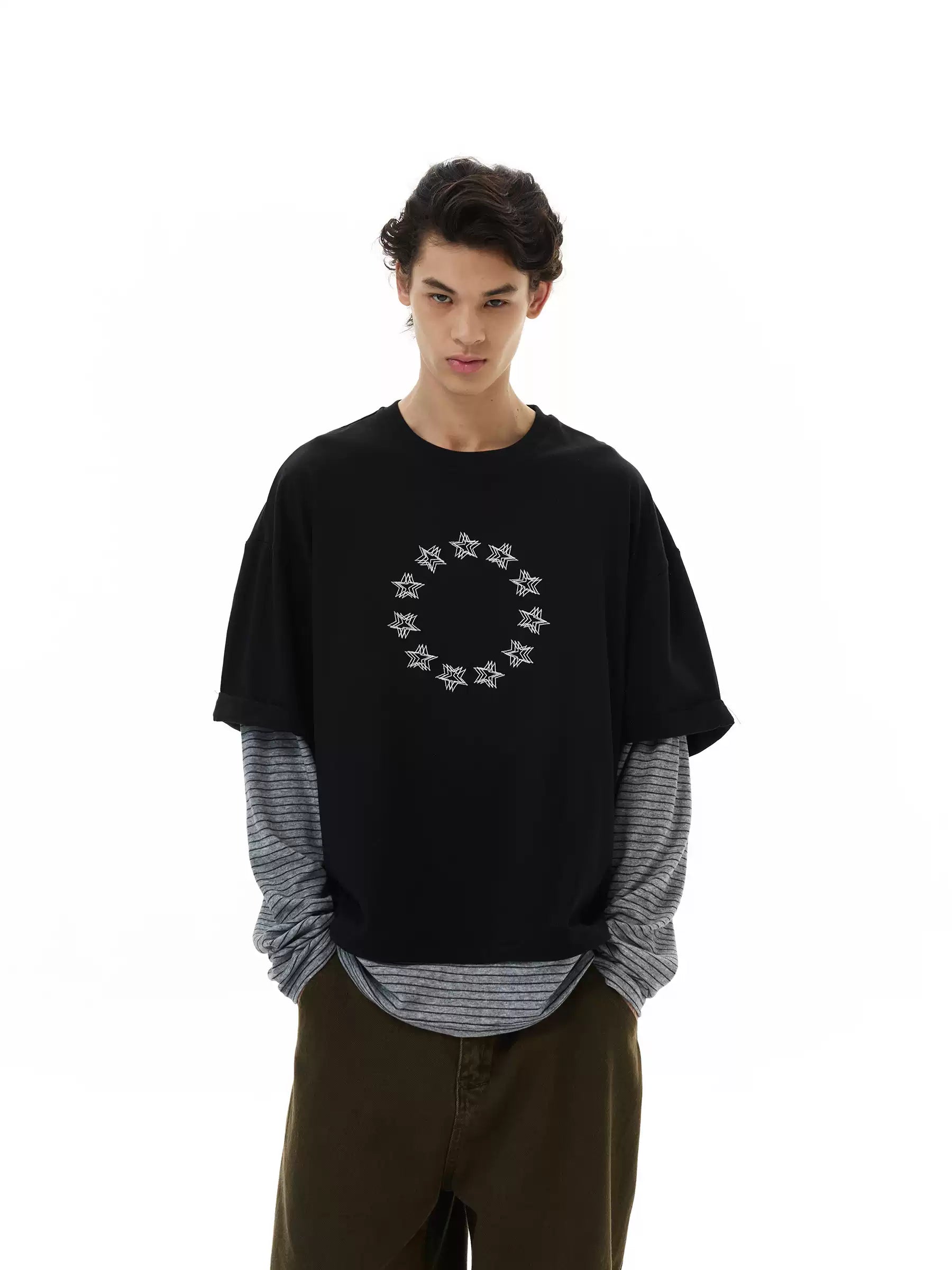 QS734B layered L/S tee