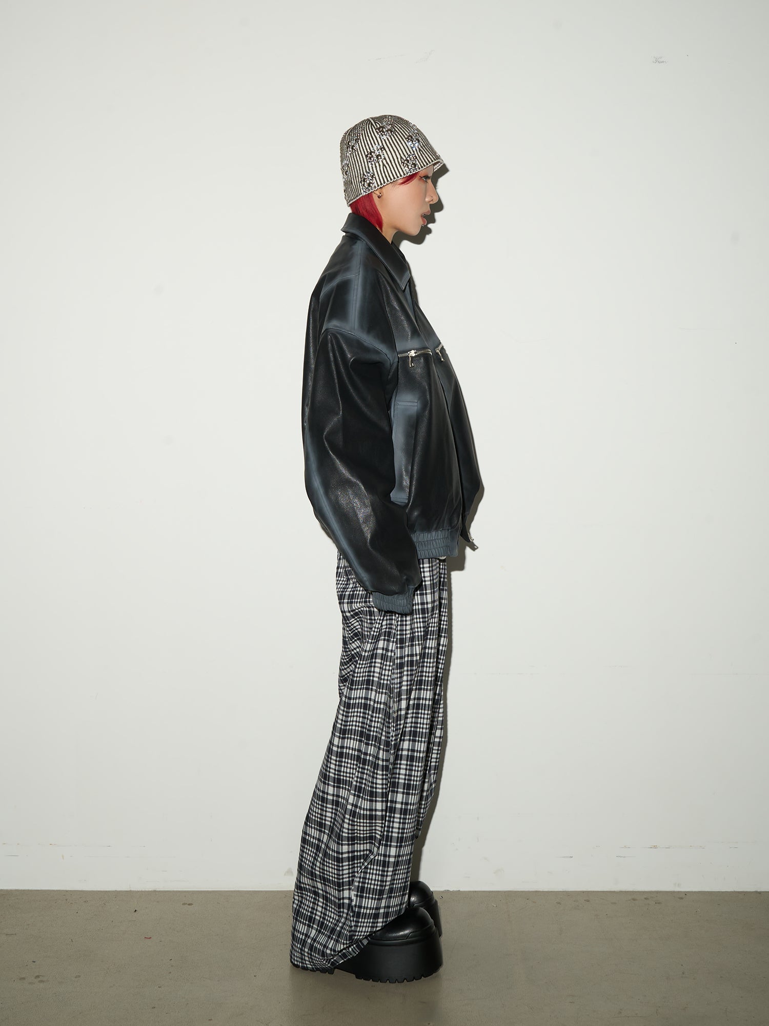 QS626B check pants