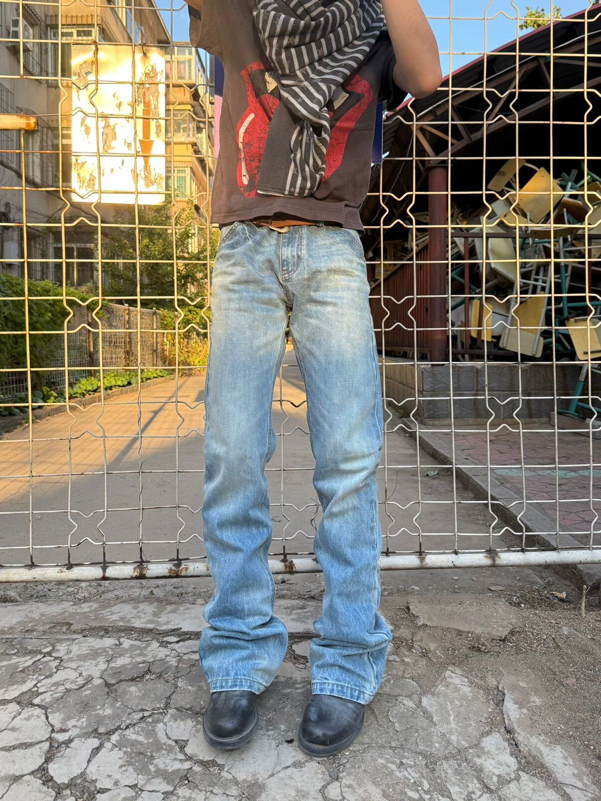 QS921B flare denim