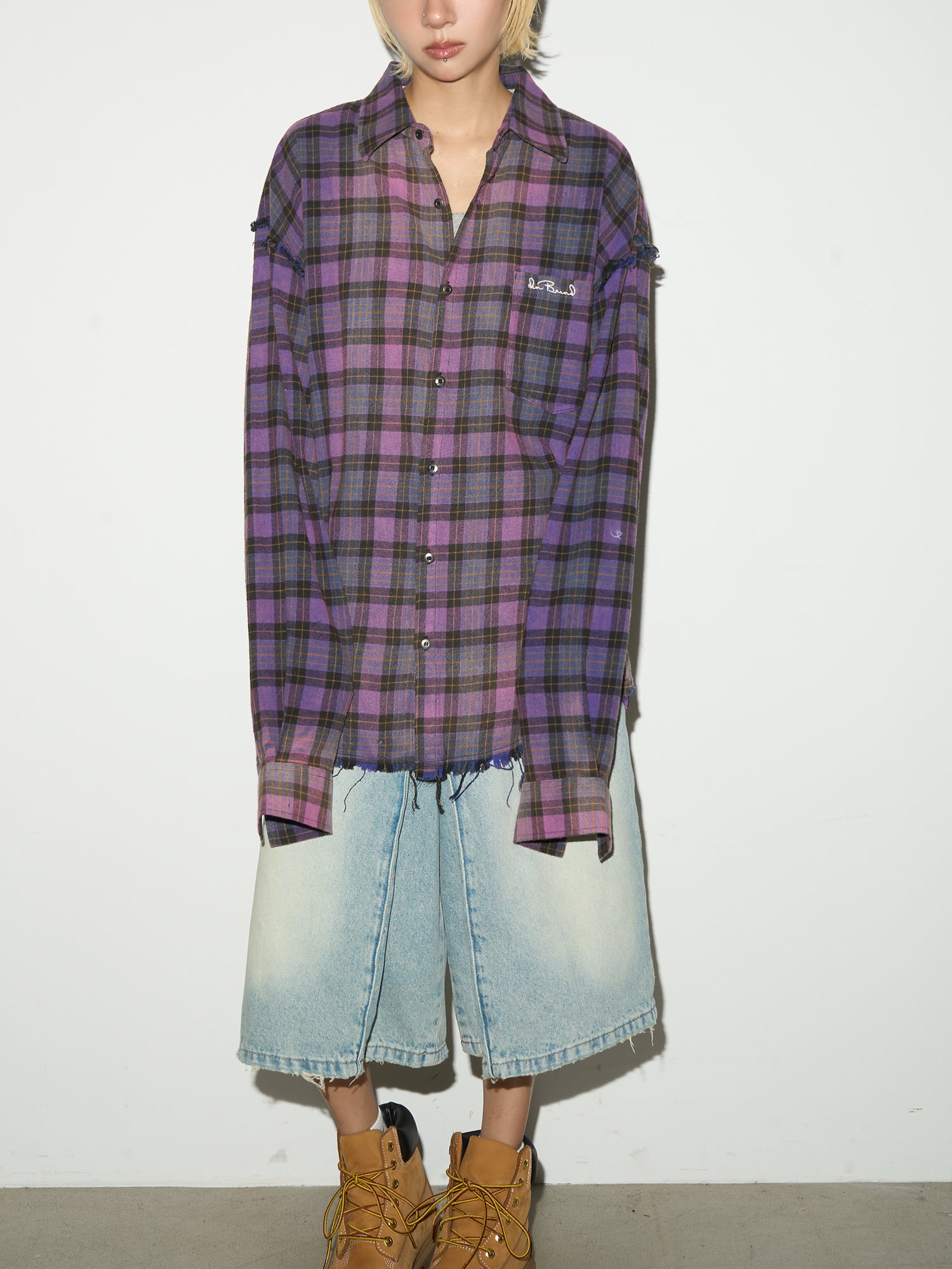 QS575B denim shorts