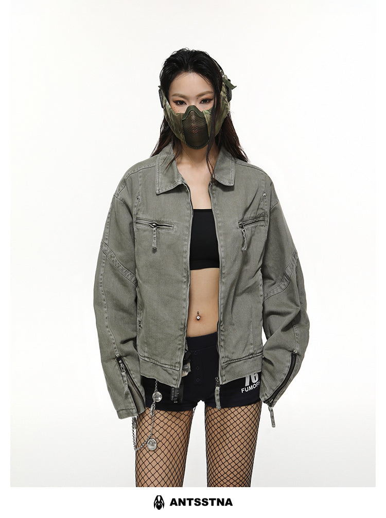 QS301B retro wash jacket