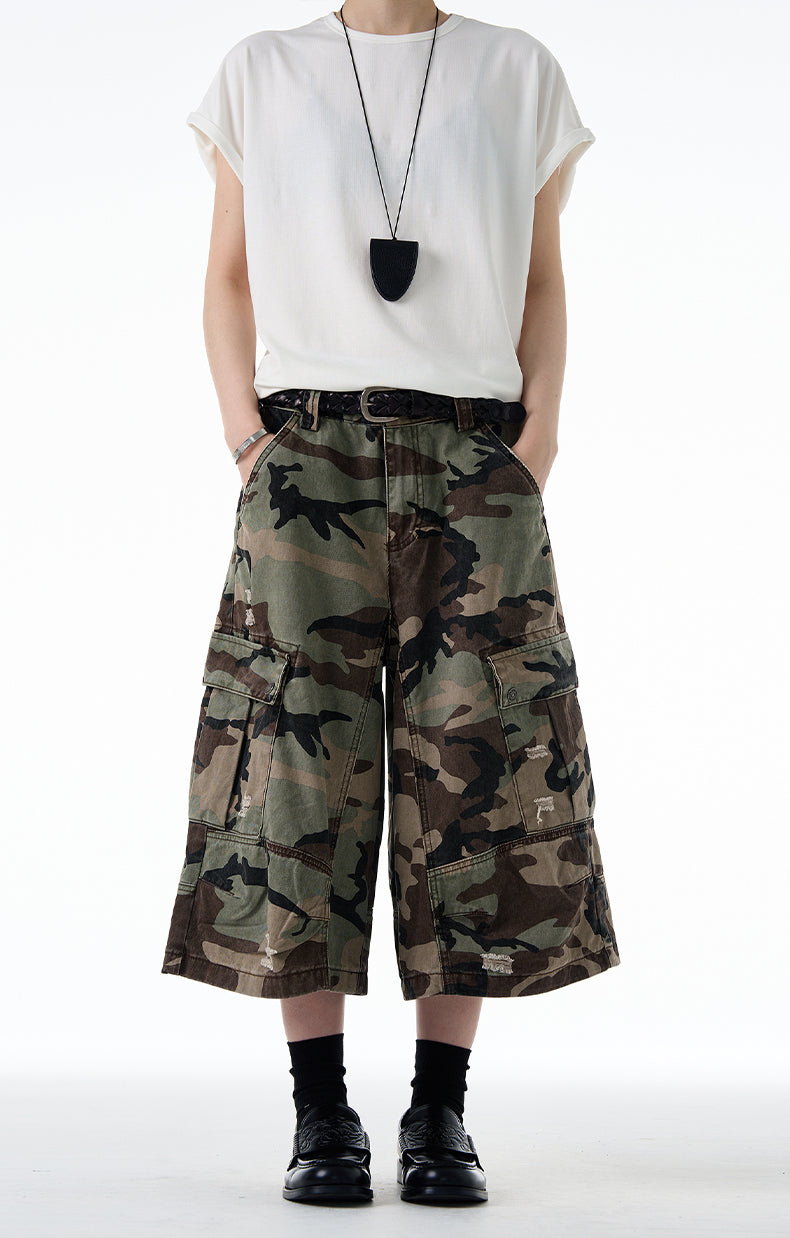 QS482B camouflage shorts
