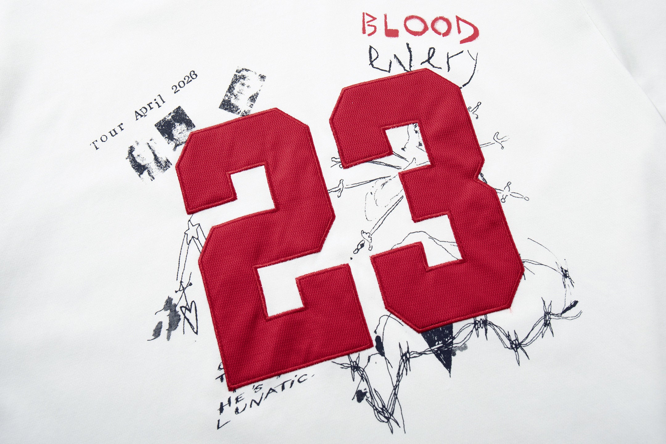 QS808B numbering tee