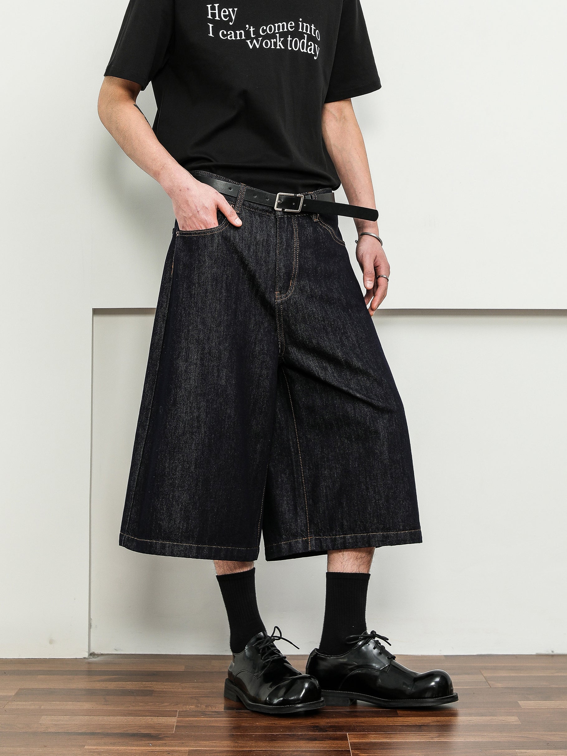 QS420B denim shorts