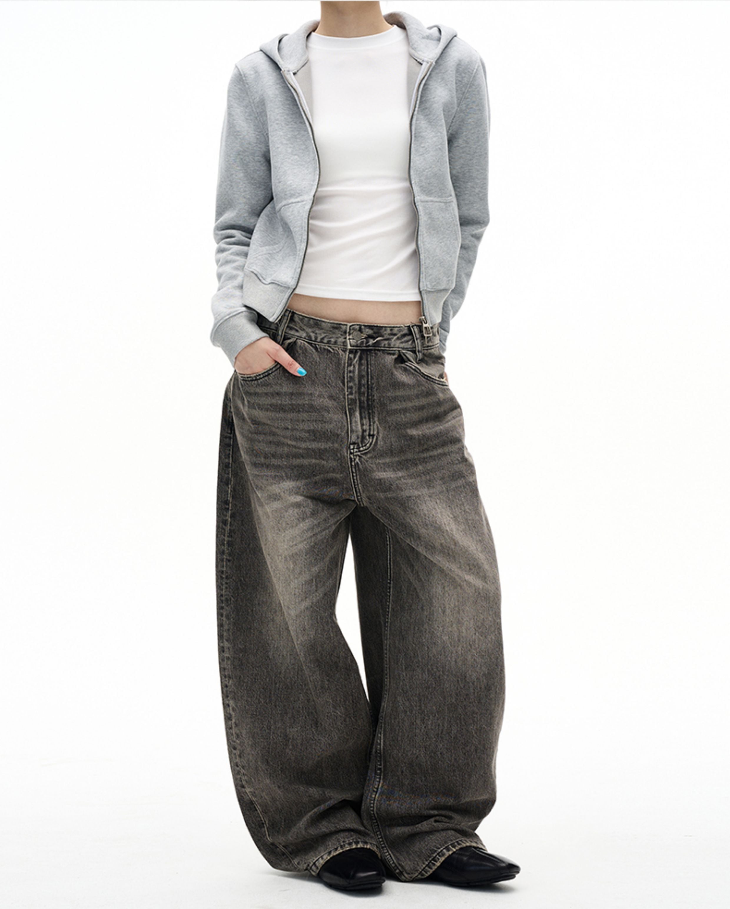 QS649B wash denim