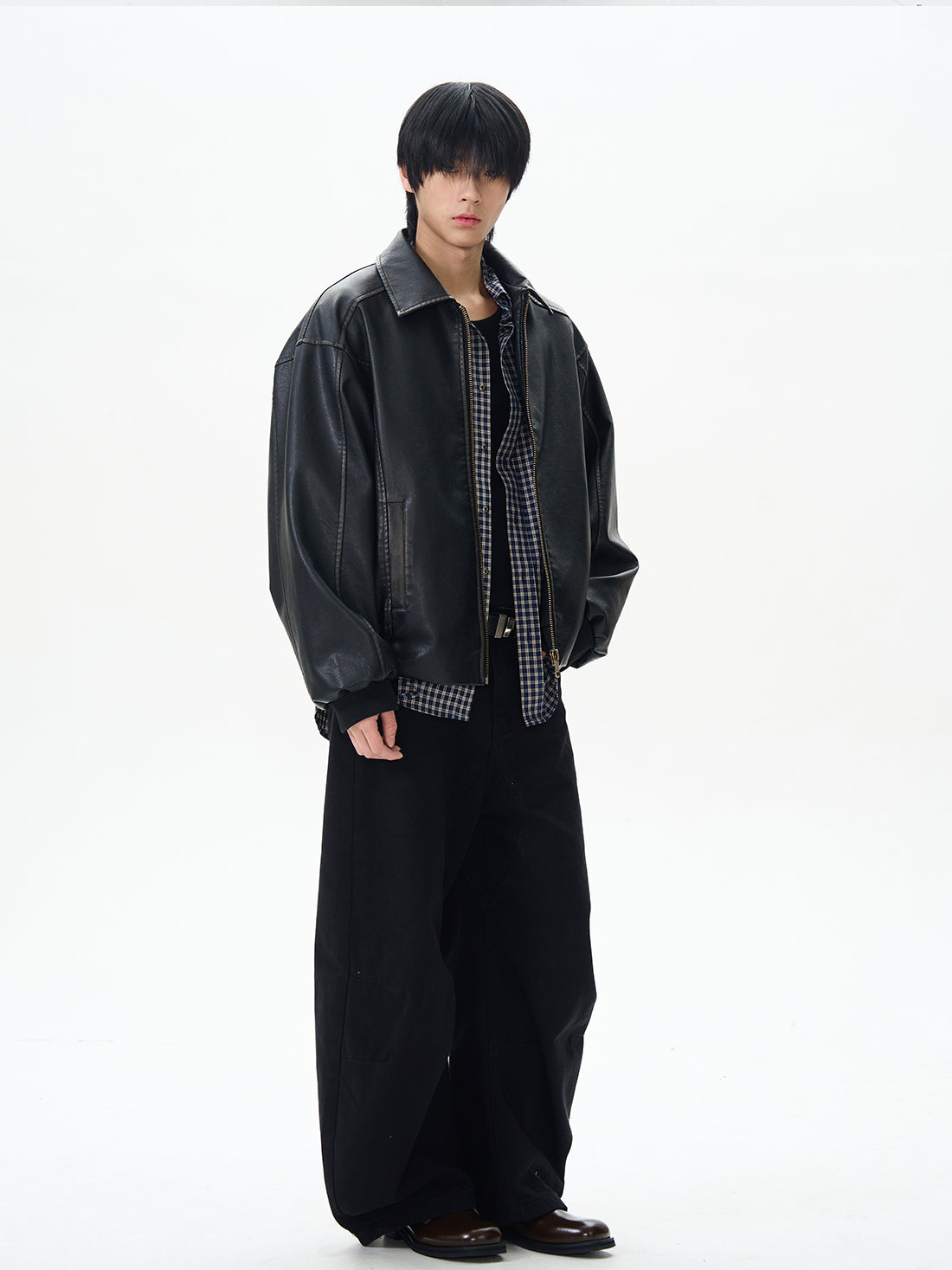 QS365B leather jacket