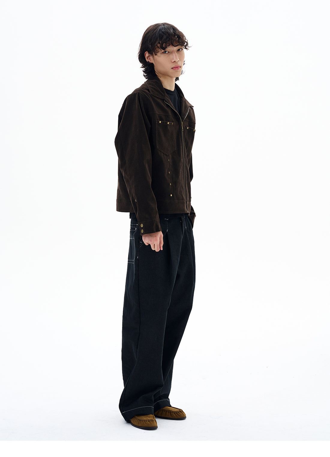 QS651B suede jacket