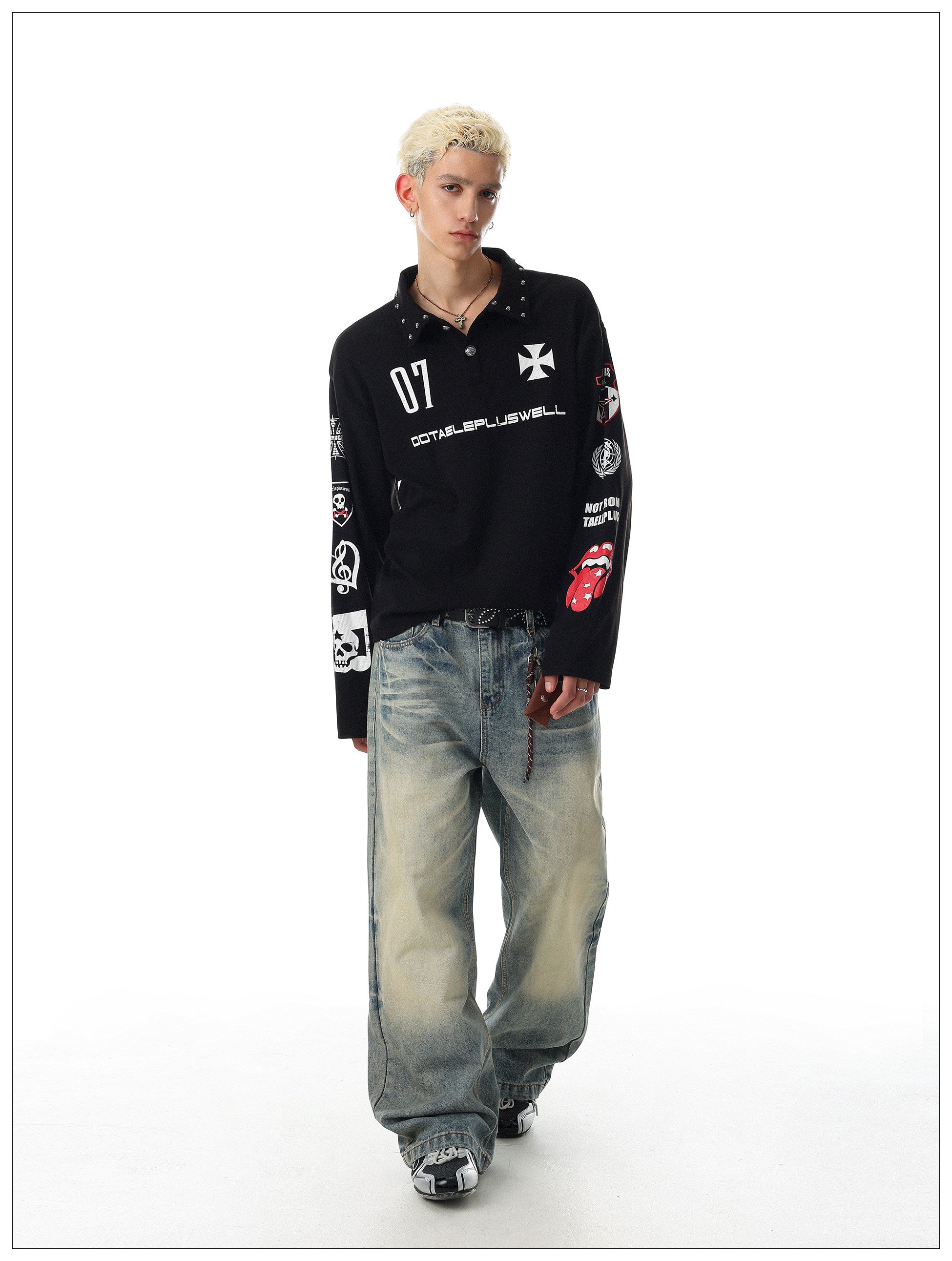 QS898B L/S polo