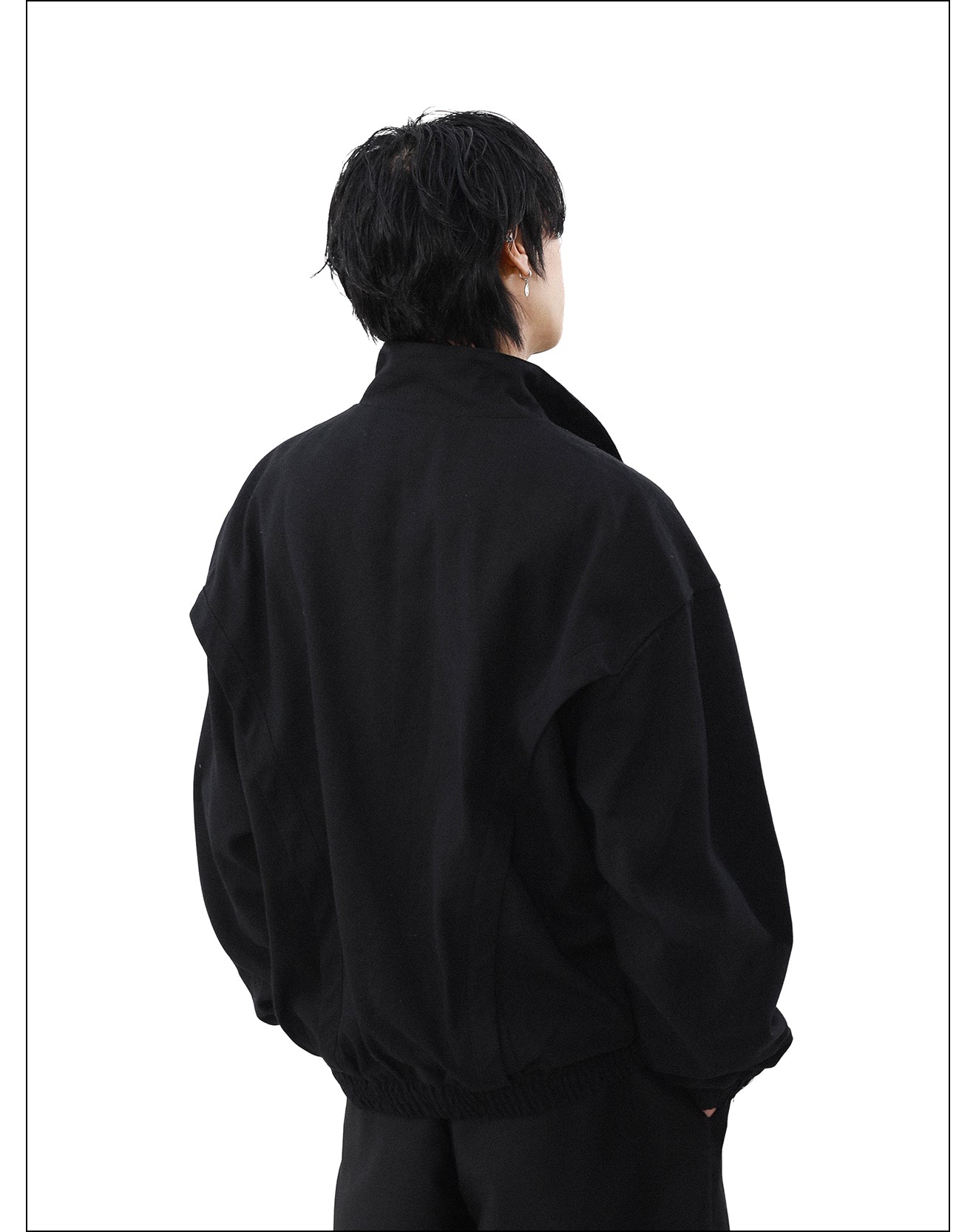 QS347B stand collar jacket
