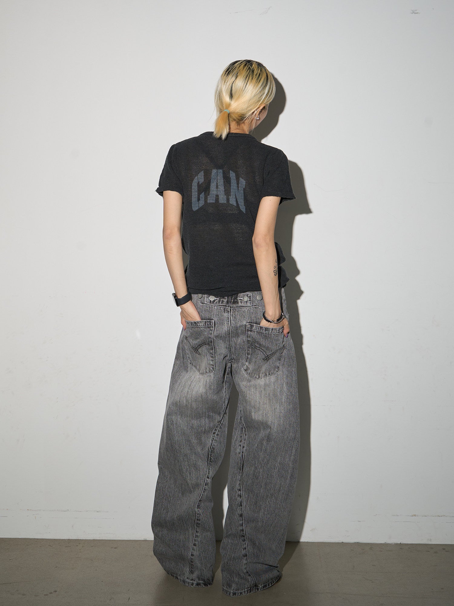 QS859B wash denim