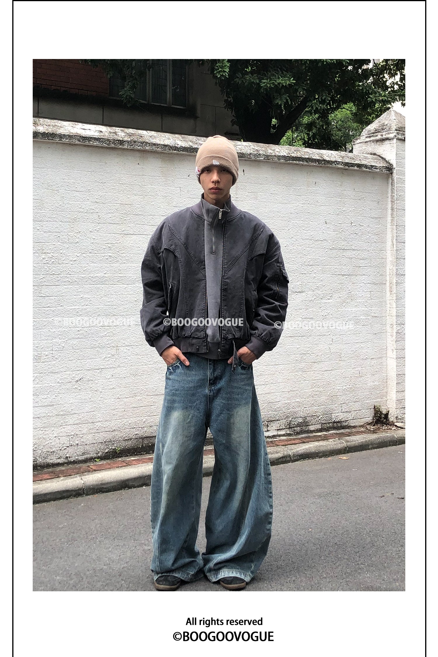 QS253B wash denim