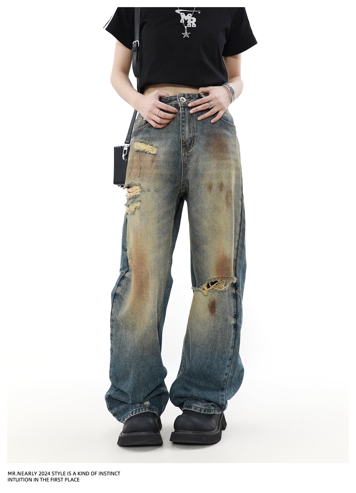 QS547A dirty denim