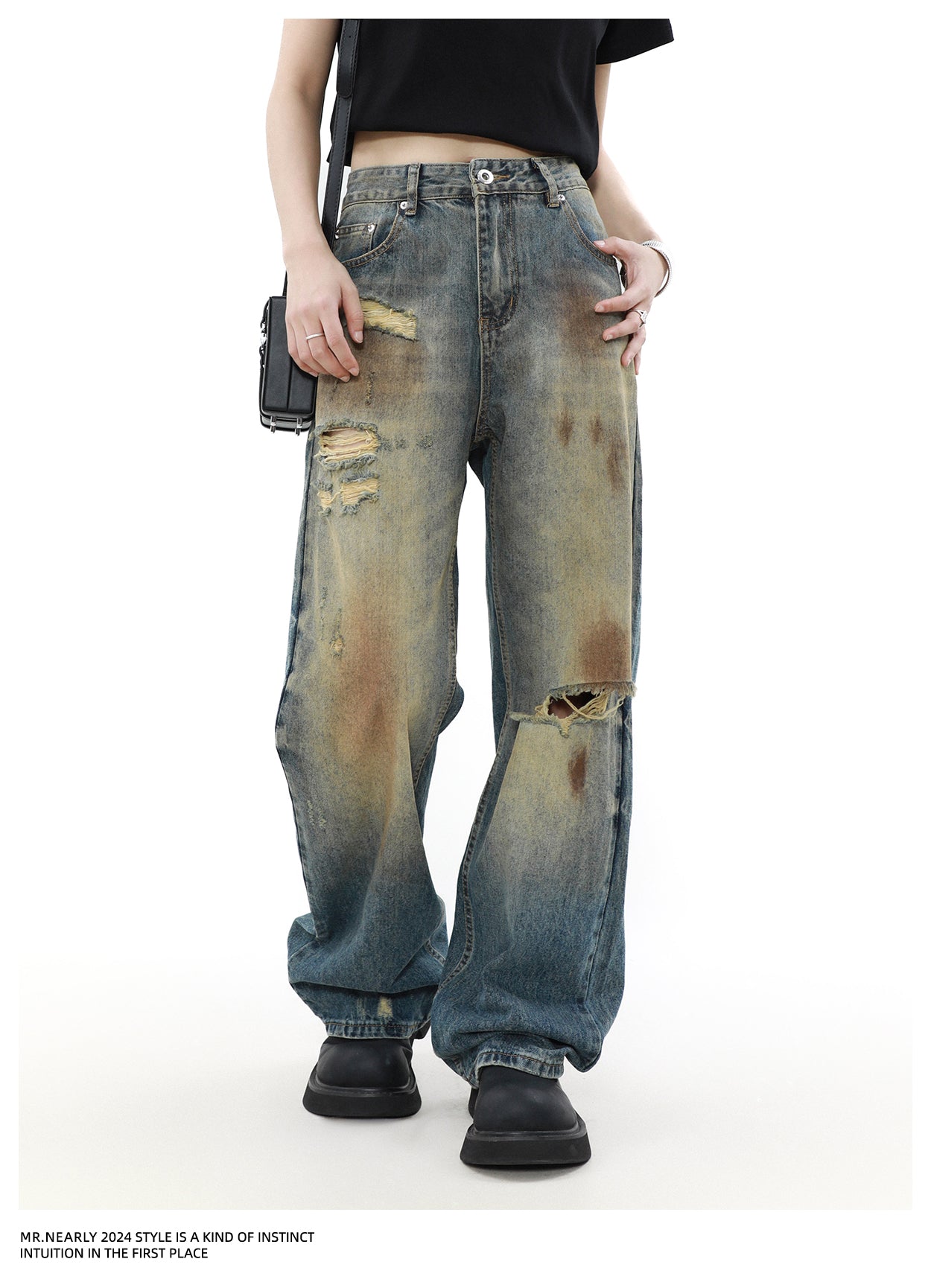 QS547A dirty denim