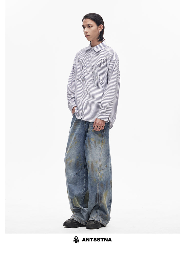 QS414B dirty denim