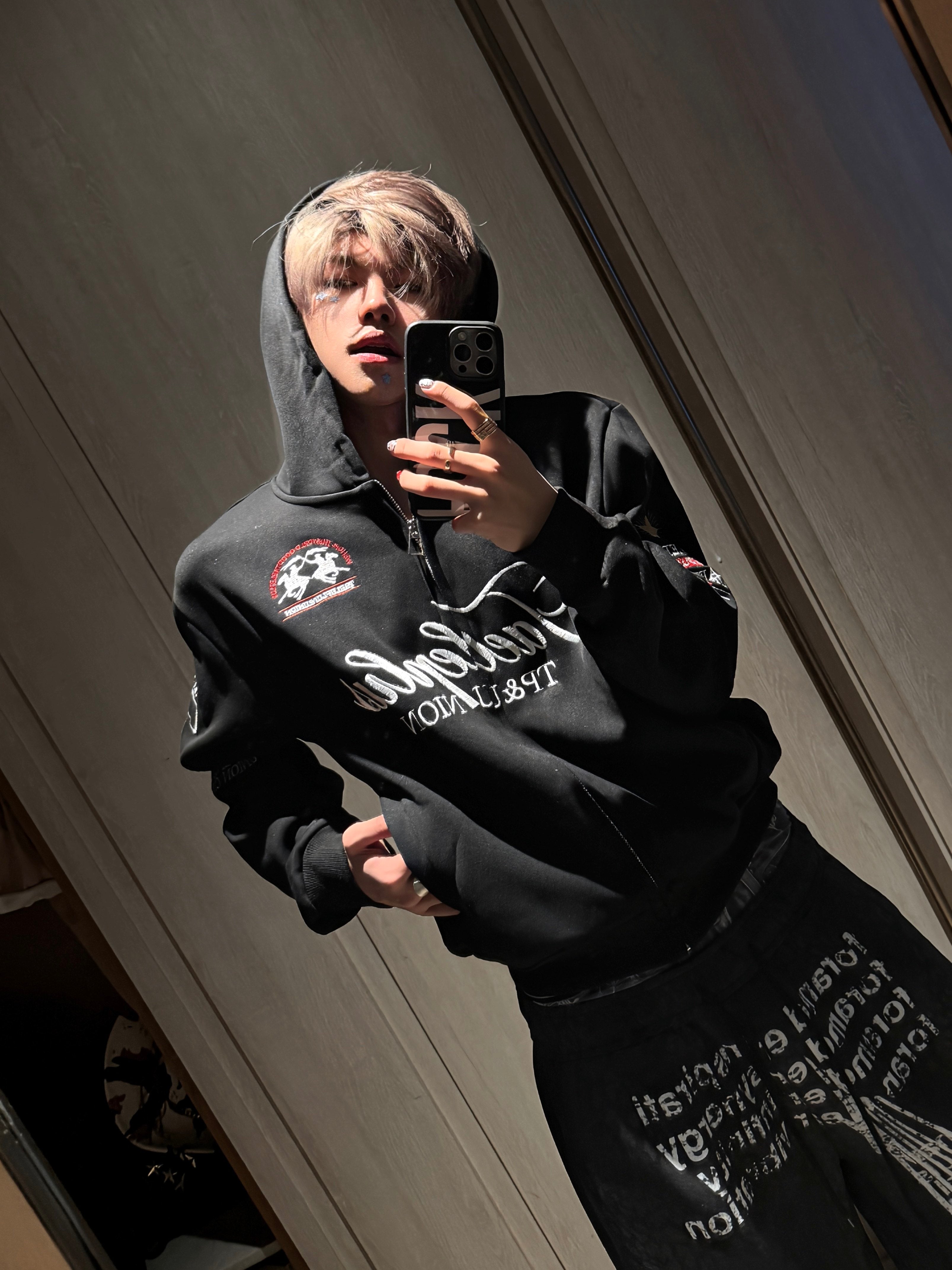 QS903B zip hoodie