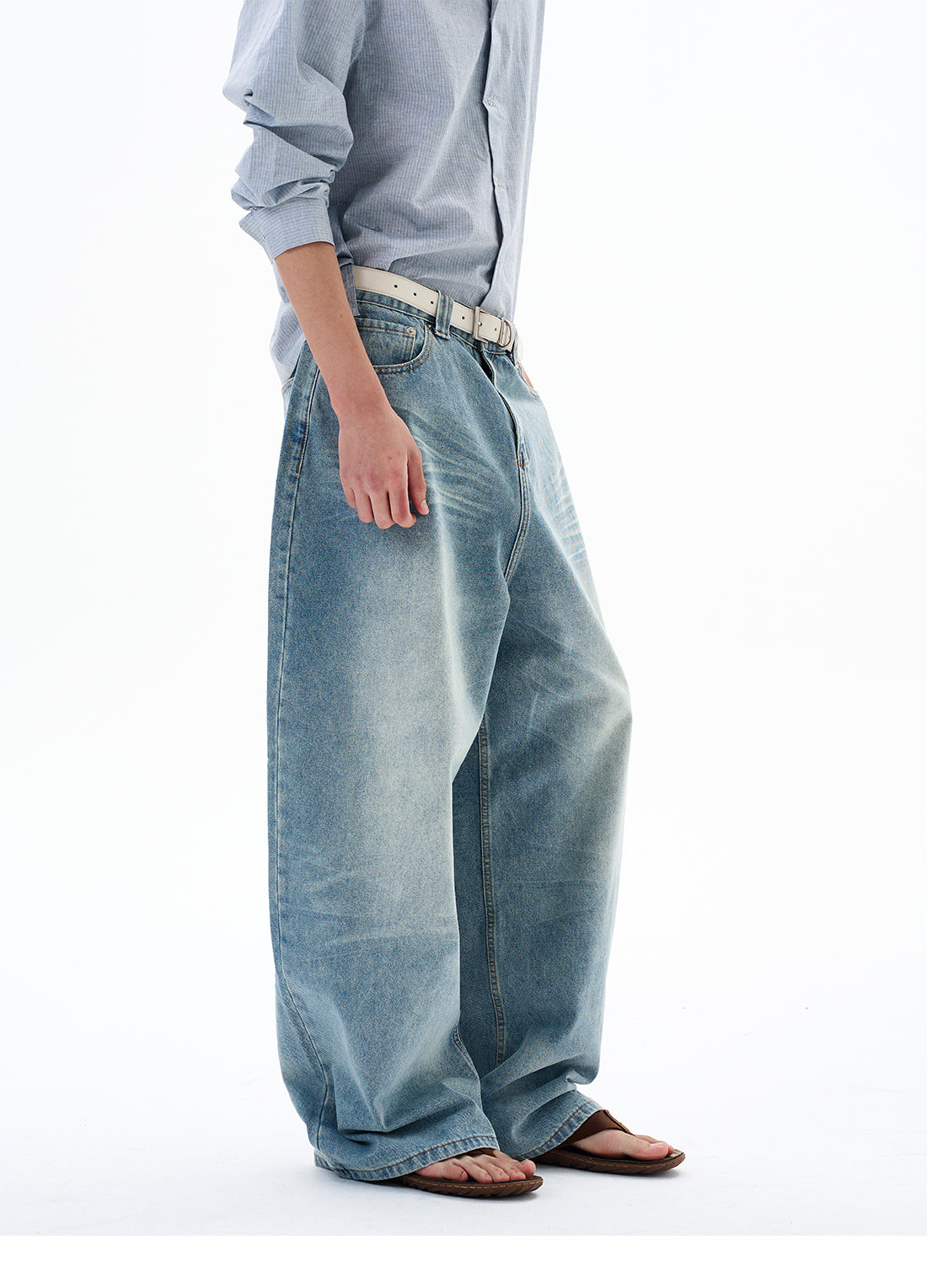 QS642B wash denim