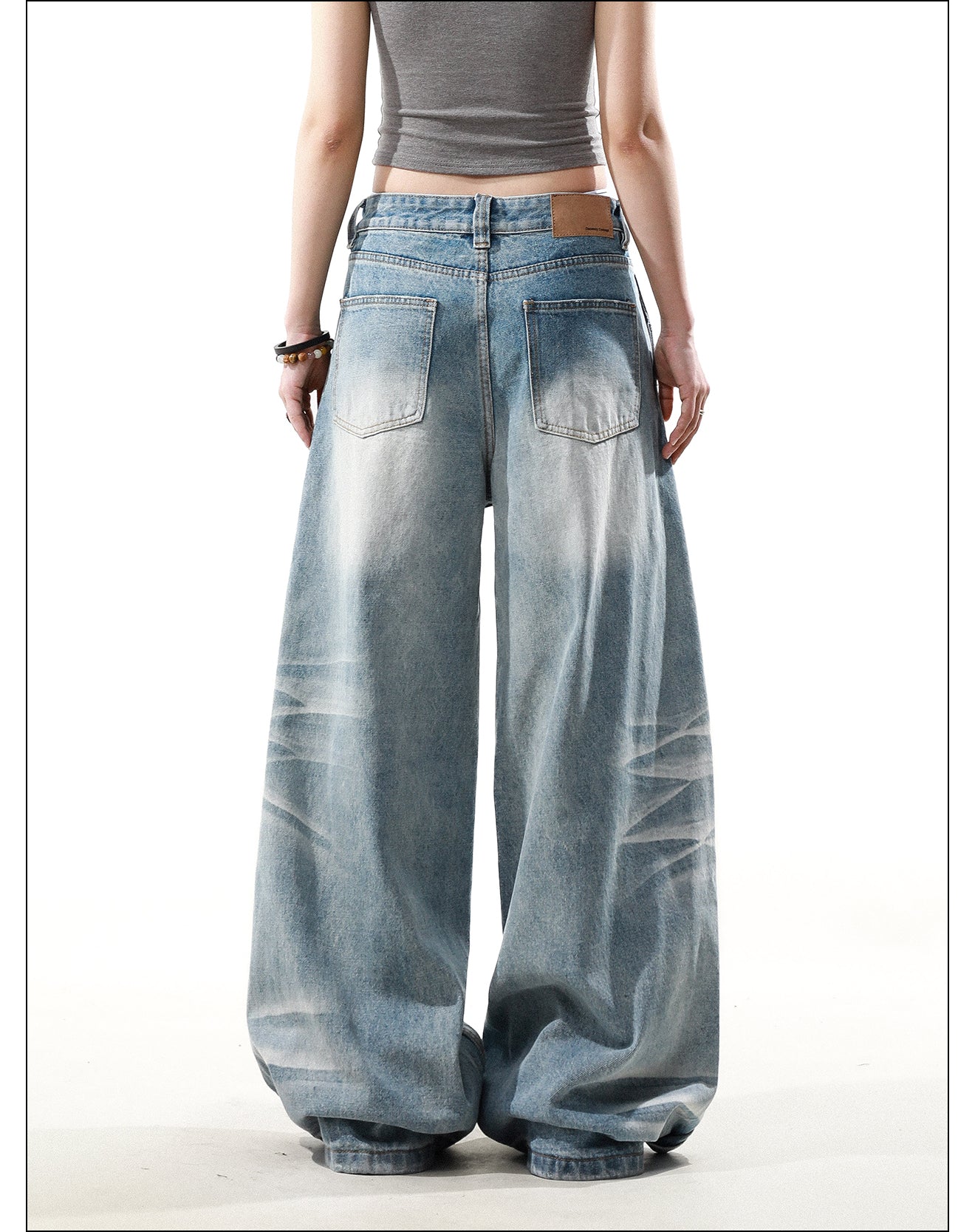 QS405B wash denim