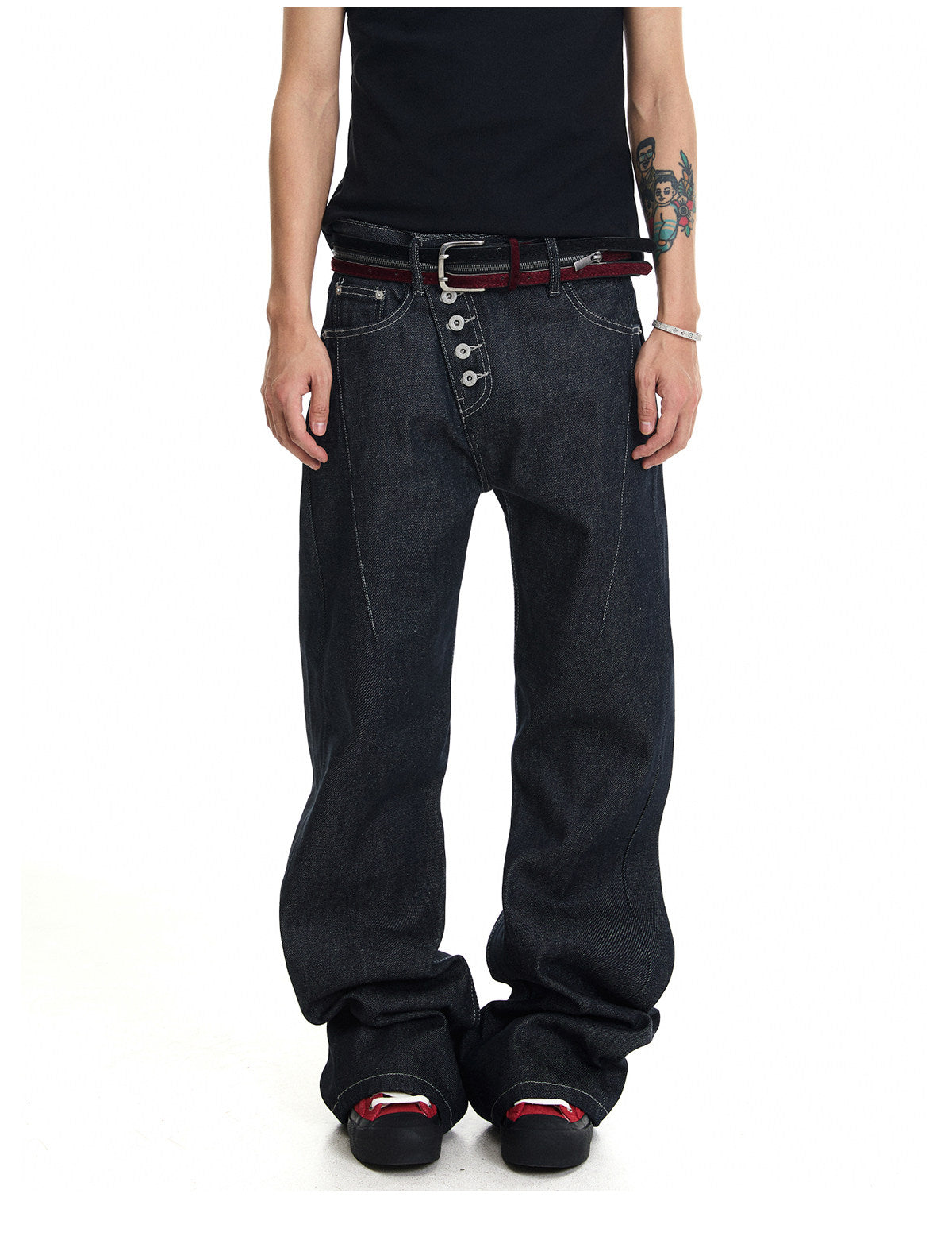 QS834B rigid denim
