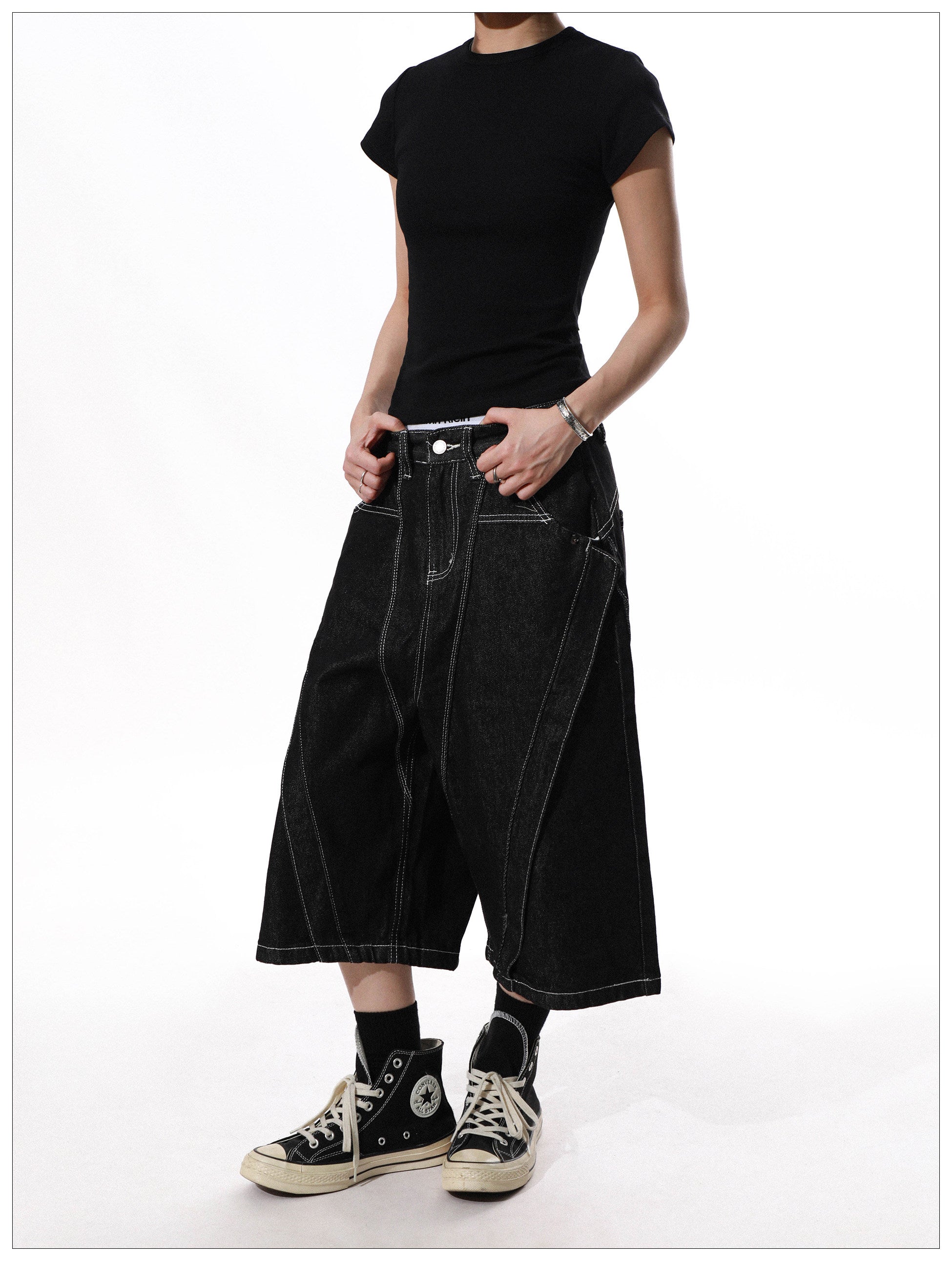 QS810B denim shorts