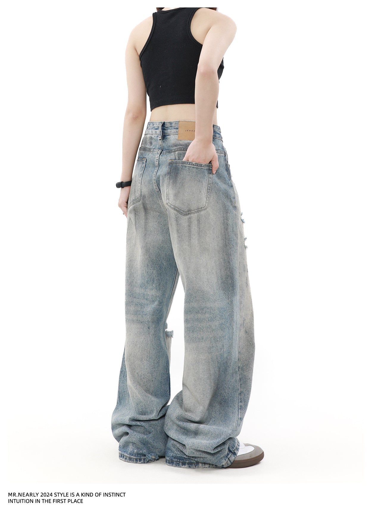 QS703A wash denim