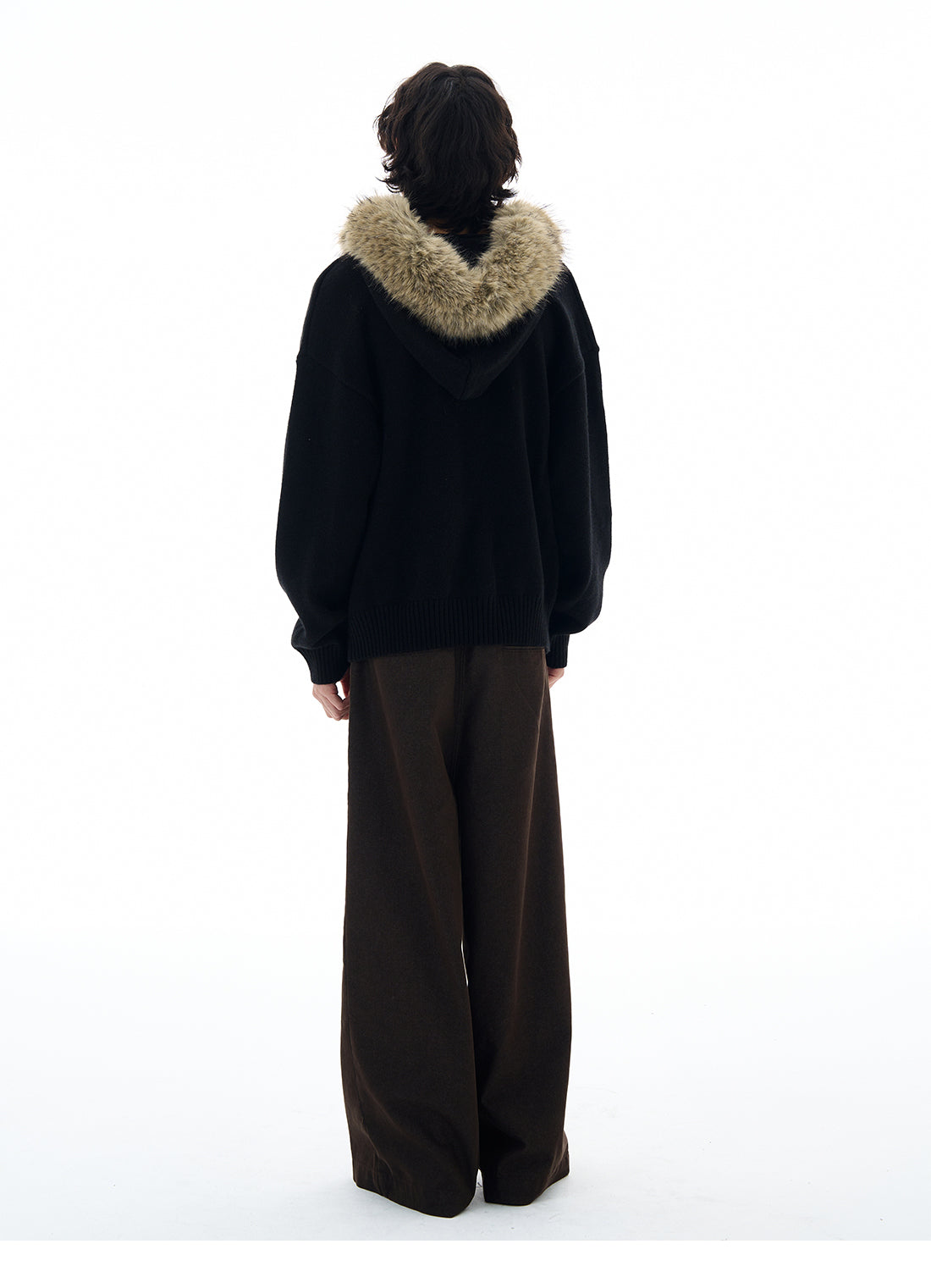 QS617B fur hoodie