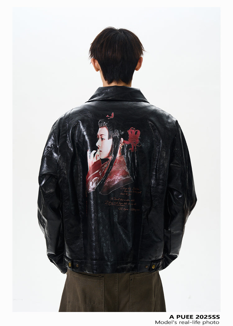 QS362B leather jacket