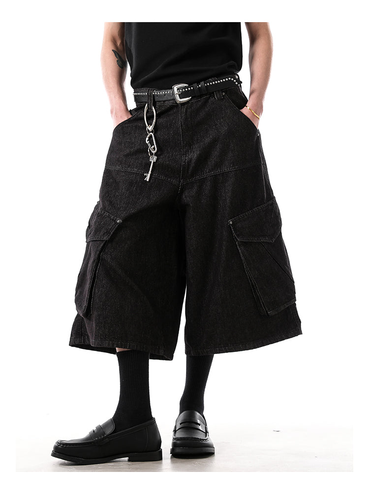 QS447B denim shorts