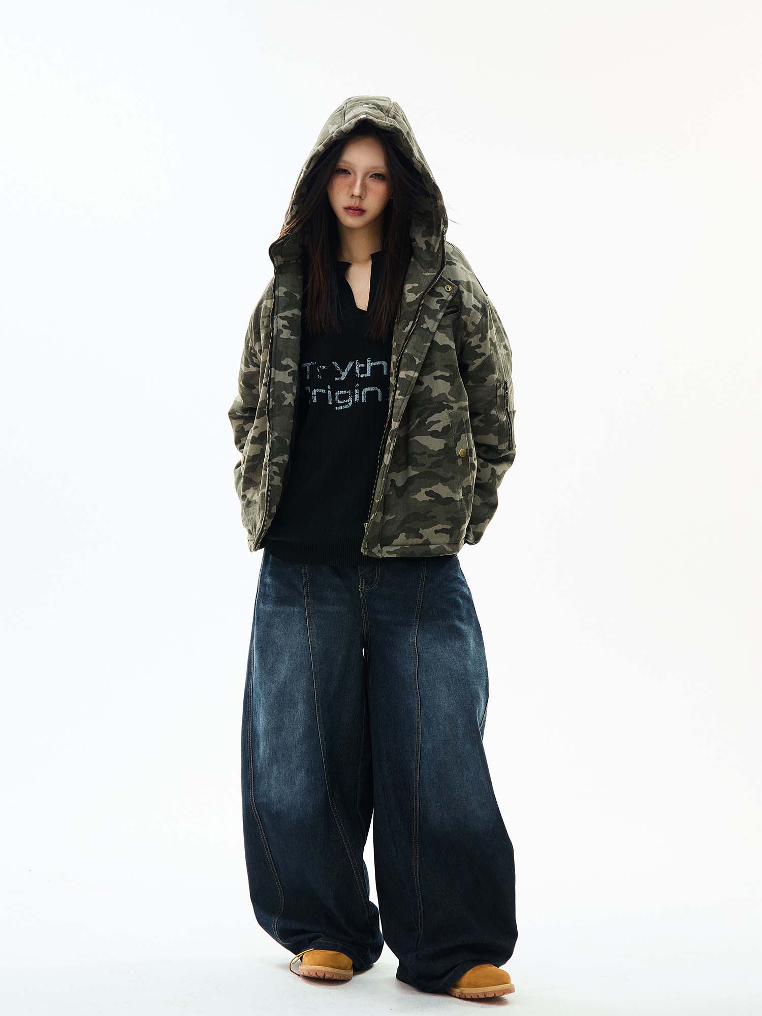 QS991A camouflage padded jacket