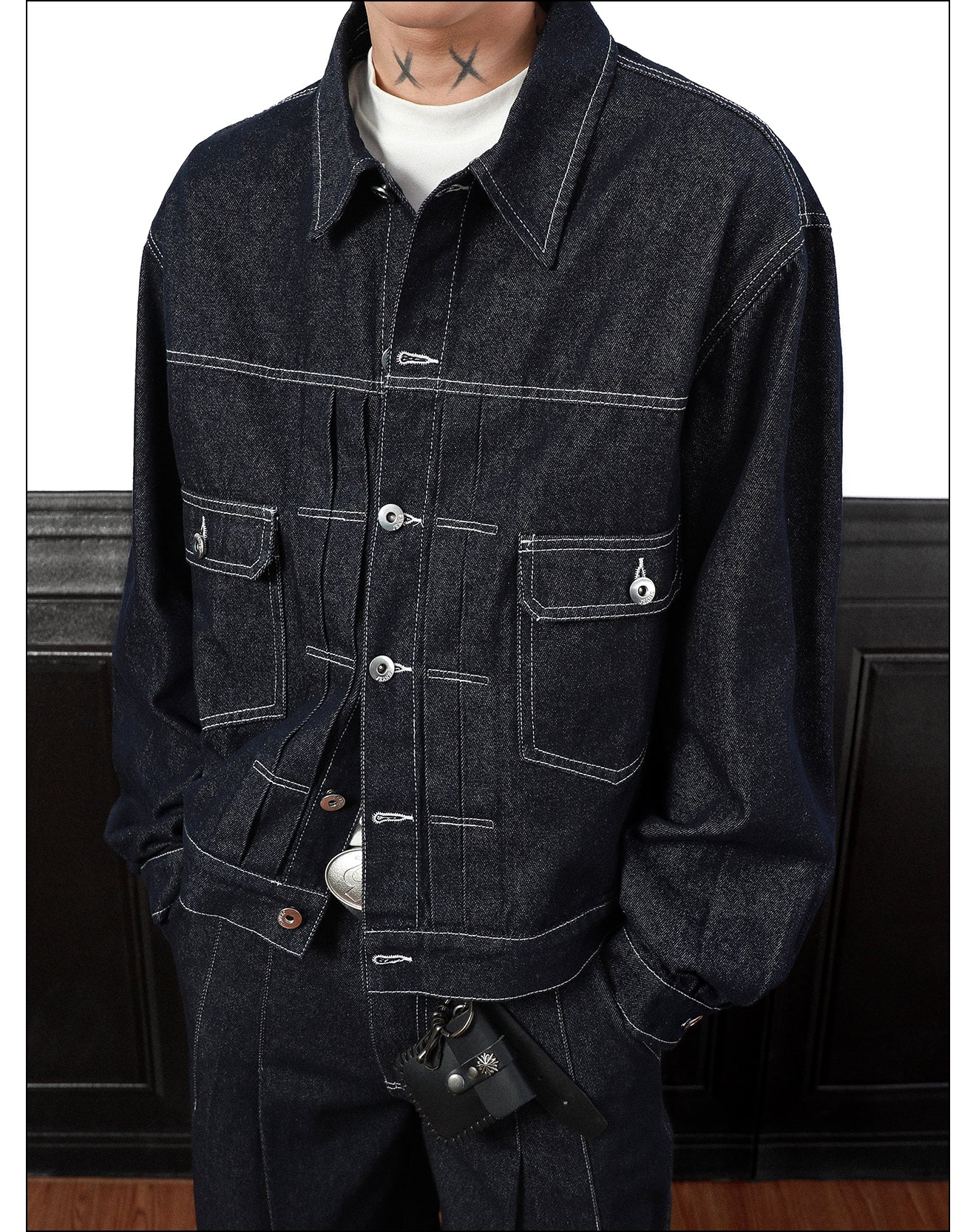 QS328B denim jacket