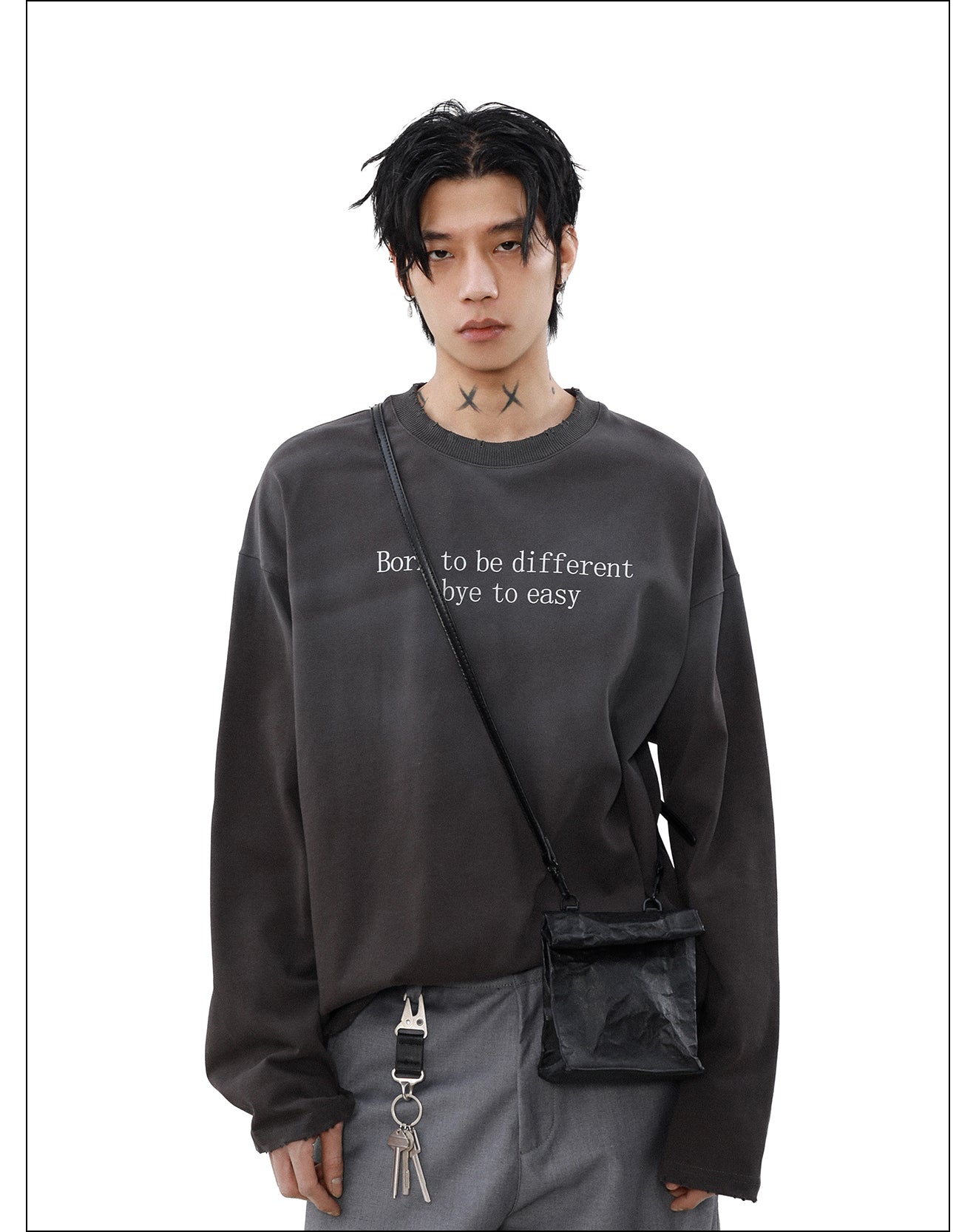 QS305B dirty L/S tee