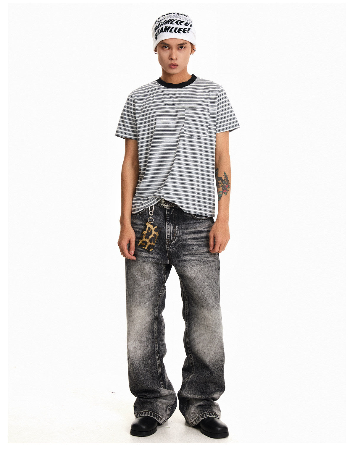 QS723B wash denim